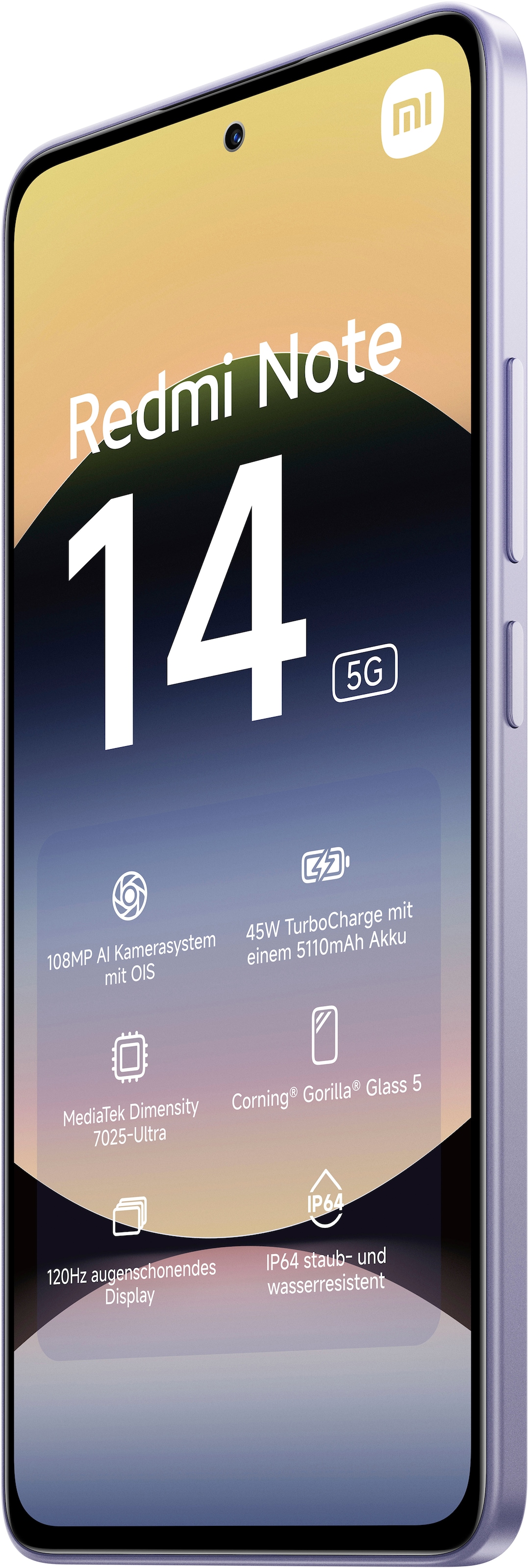 Xiaomi Smartphone »Redmi Note 14 5G« Lavendelviolett