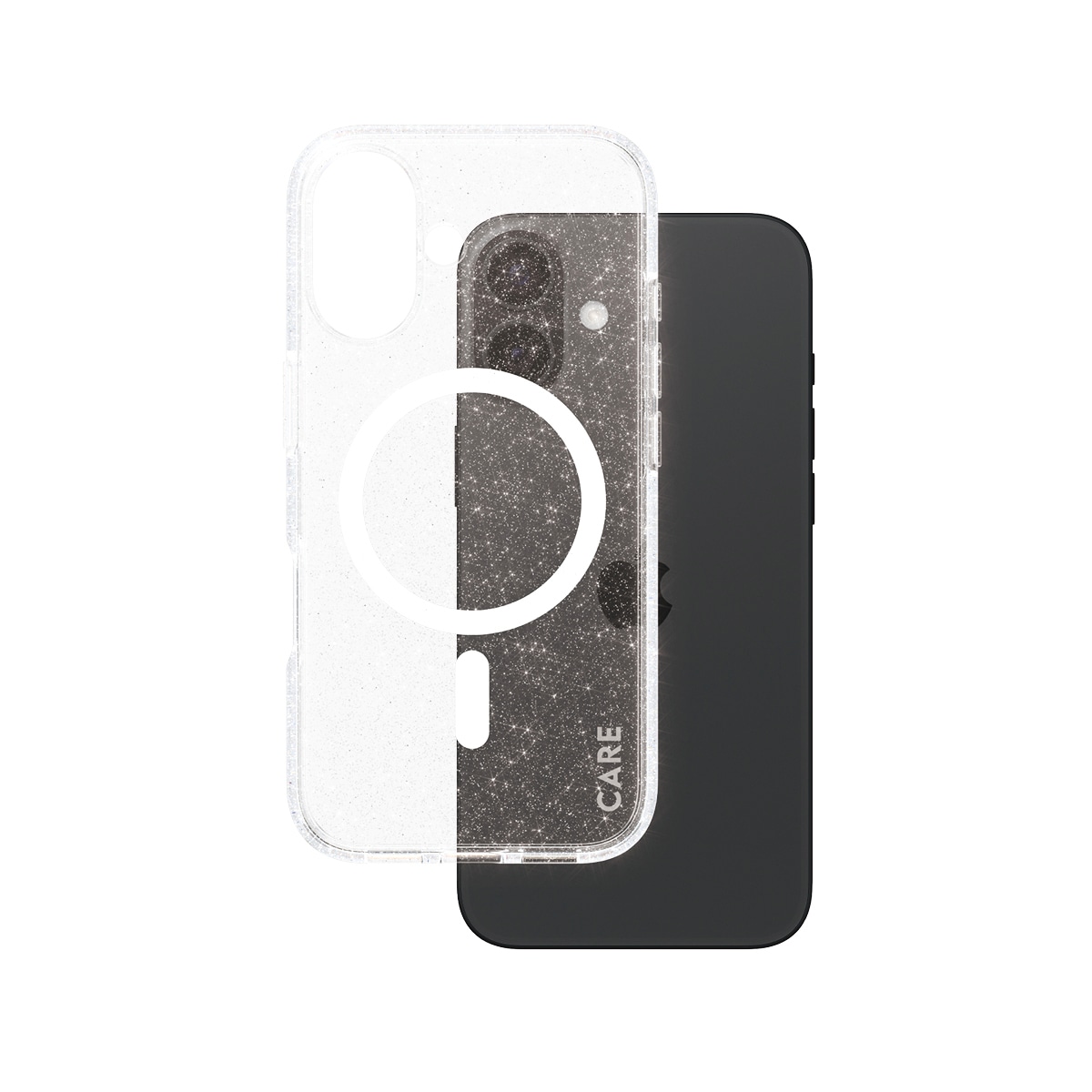 CARE by PanzerGlass Handyhülle »Star Lit Case für Apple iPhone 16«, Backcover, Schutzhülle, Handyschutzhülle, Case, Schutzcase, stossfest