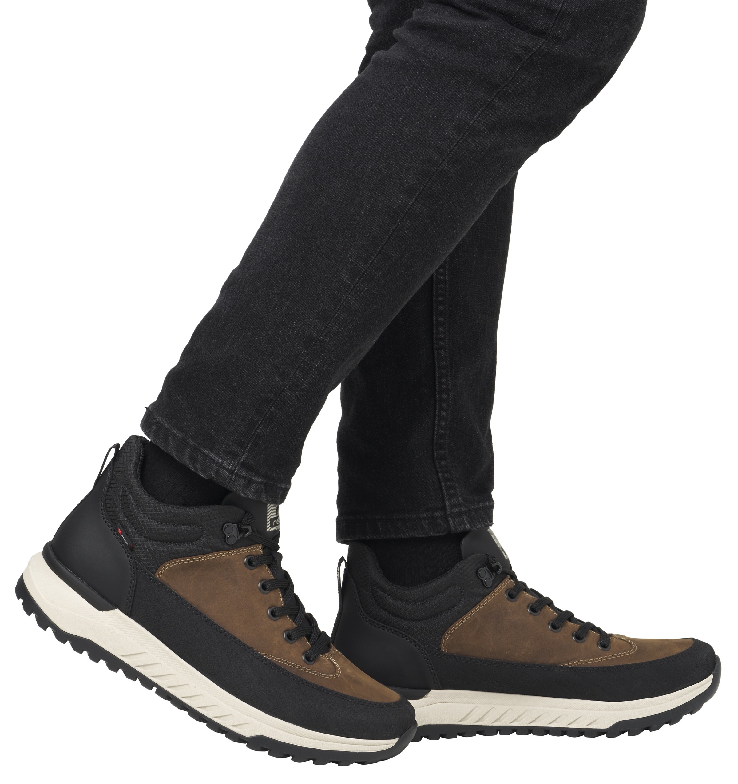 RIEKER Sport Sneaker, Freizeitschuh, Outdoorschuh, Schnürboots mit TEX-Membran