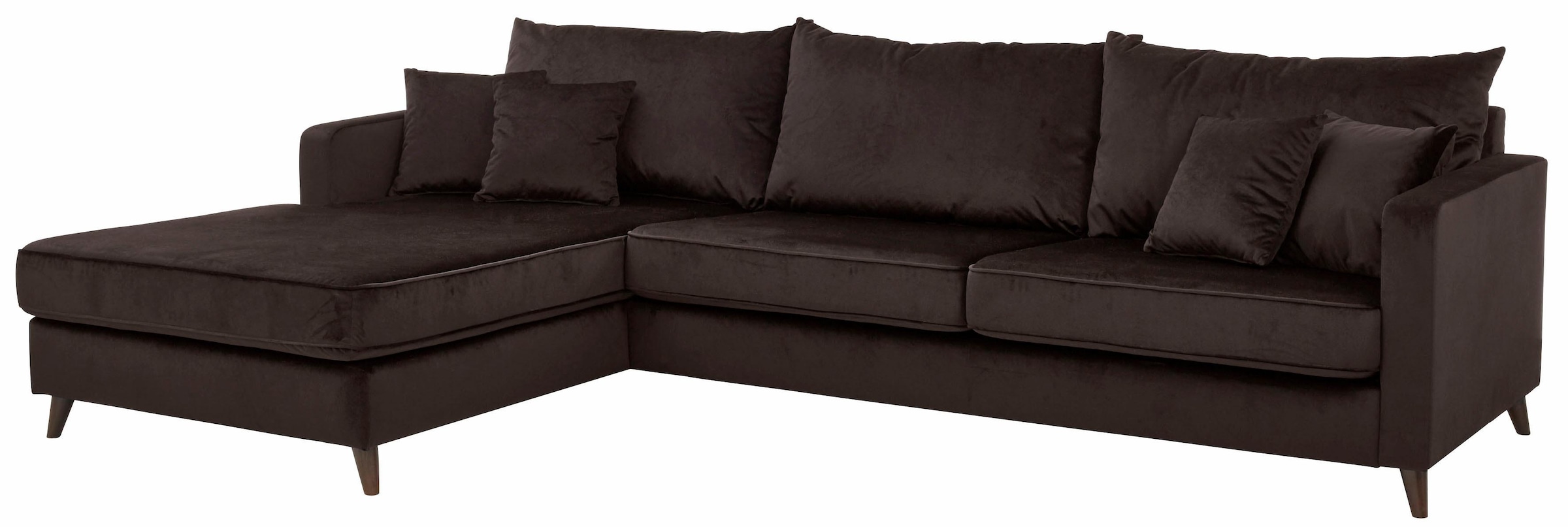 Home affaire Ecksofa »Renesse L-Form« lose Kissen, Keder an Sitzkissen