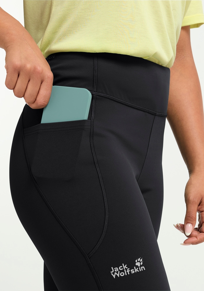 Jack Wolfskin Funktionstights »WILDSTRIDE TIGHTS W«  Sporthose, eng anliegend, atmungsaktiv