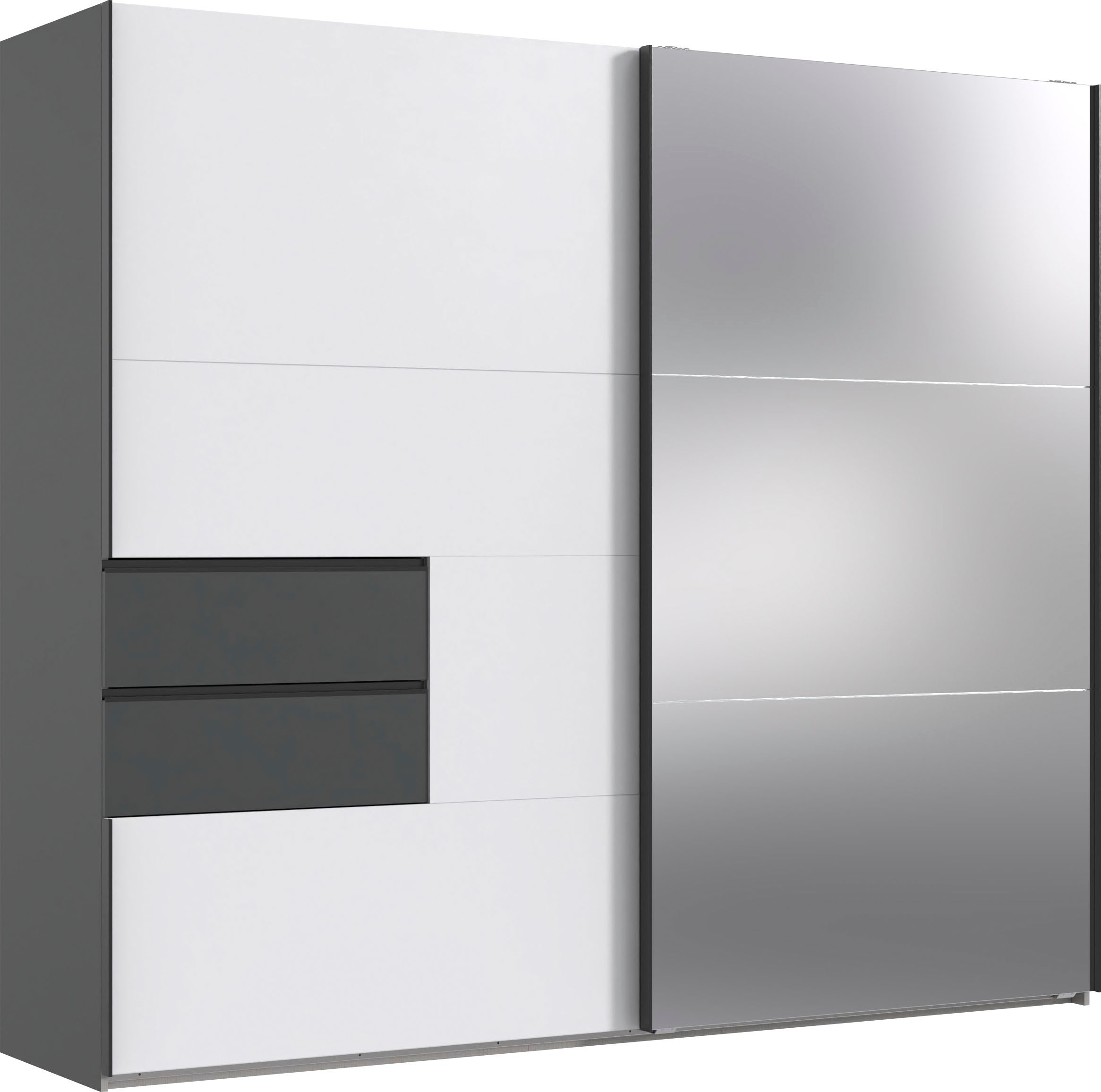 Image of Wimex Schwebetürenschrank "Palermo by fresh to go" integrierte Schubladen in der Front mit Soft-close-Funktion