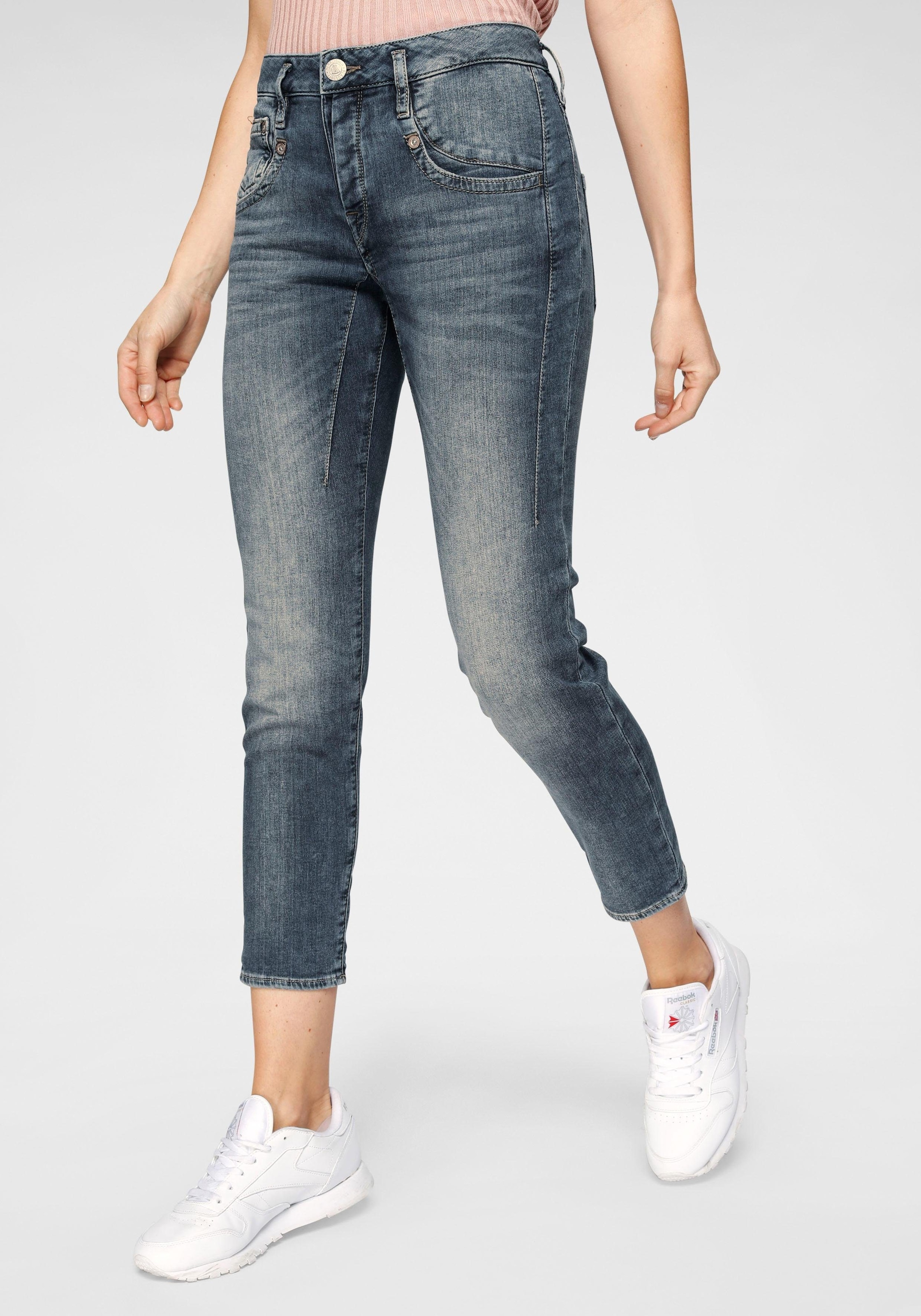 Herrlicher Boyfriend-Jeans »SHYRA CROPPED«, High Waist Powerstretch