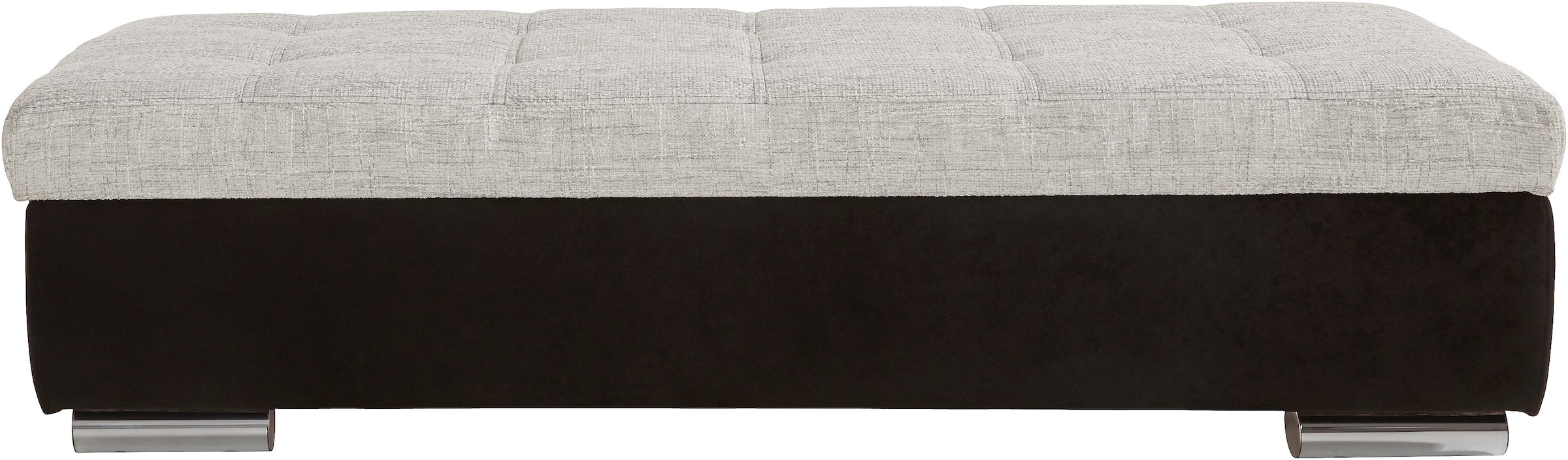 DOMO collection Hocker »Treviso XXL: B/T/H:  161/60/41 cm« mit Stauraum, auch in Cord, passend zur Serie, moderne Steppung