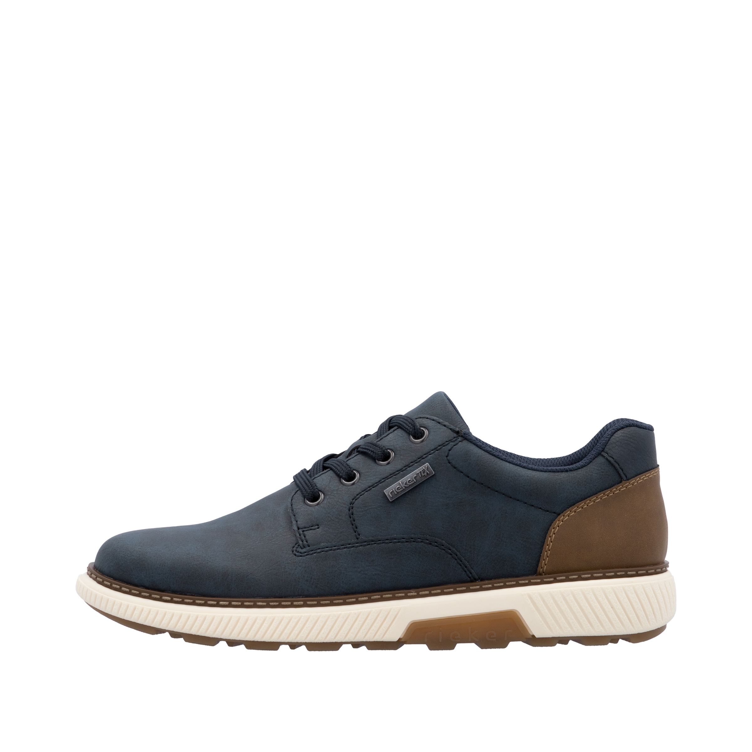 Rieker Sneaker  Halbschuh, Schnürschuh, Casual Sneaker mit weichem Schaftrand, TEX