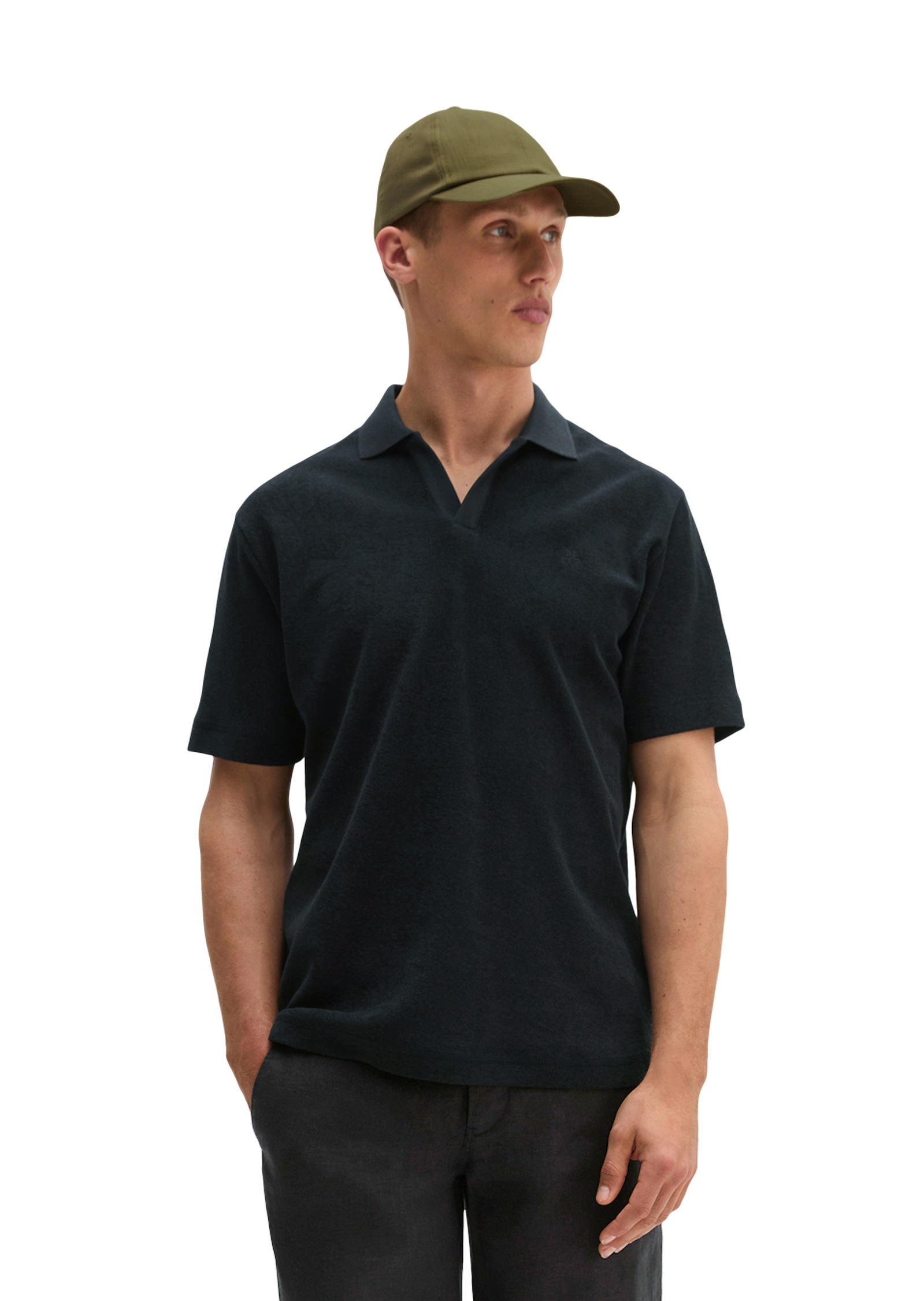 Image of Marc OPolo Poloshirt regular aus weichem Jersey-Frottee