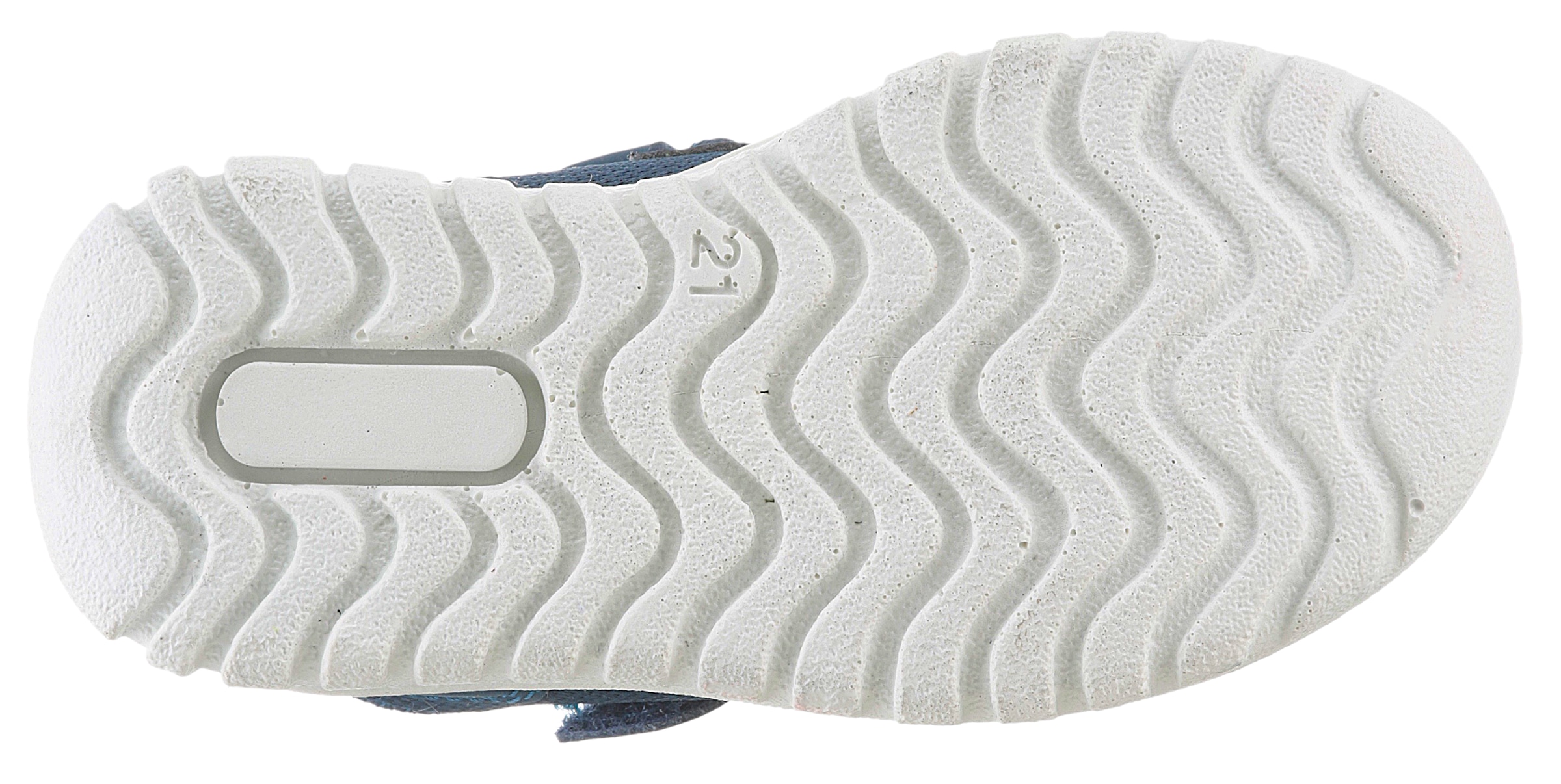 Superfit Klettschuh »SPORT7 MINI WMS: mittel«  Sneaker zum Schlupfen, unifarben, Grössenschablone zum Download