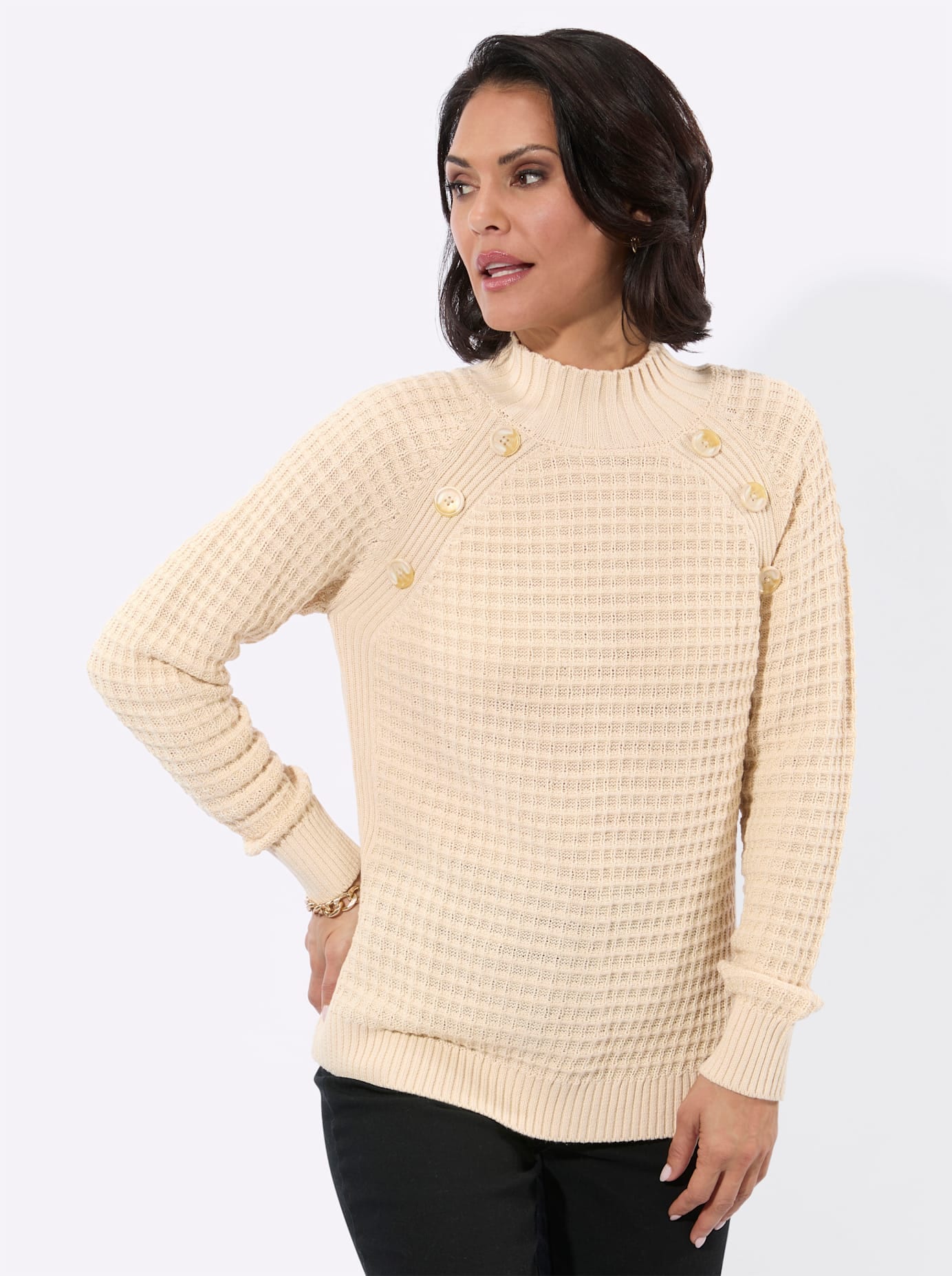 Casual Looks Stehkragenpullover "Stehkragen-Pullover"
