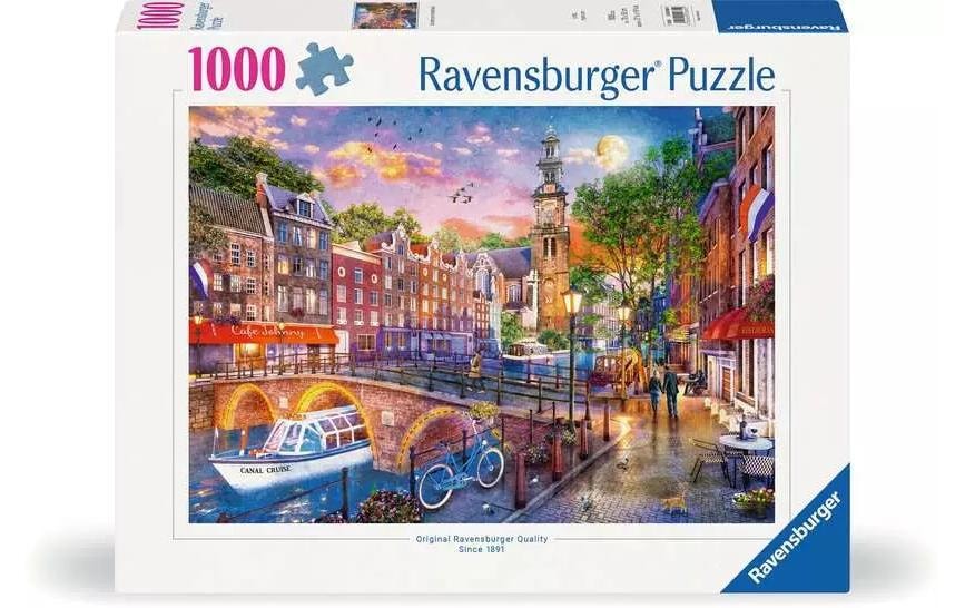 Puzzle »Sonnenuntergang Amsterdam 1000 Teile«