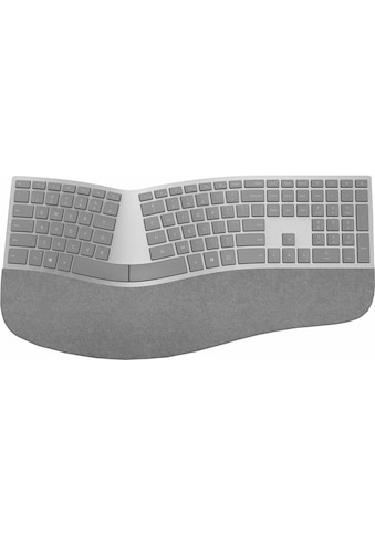 ergonomische Tastatur »Surface«, (Handgelenkauflage-ergonomische Form), Alcantara®
