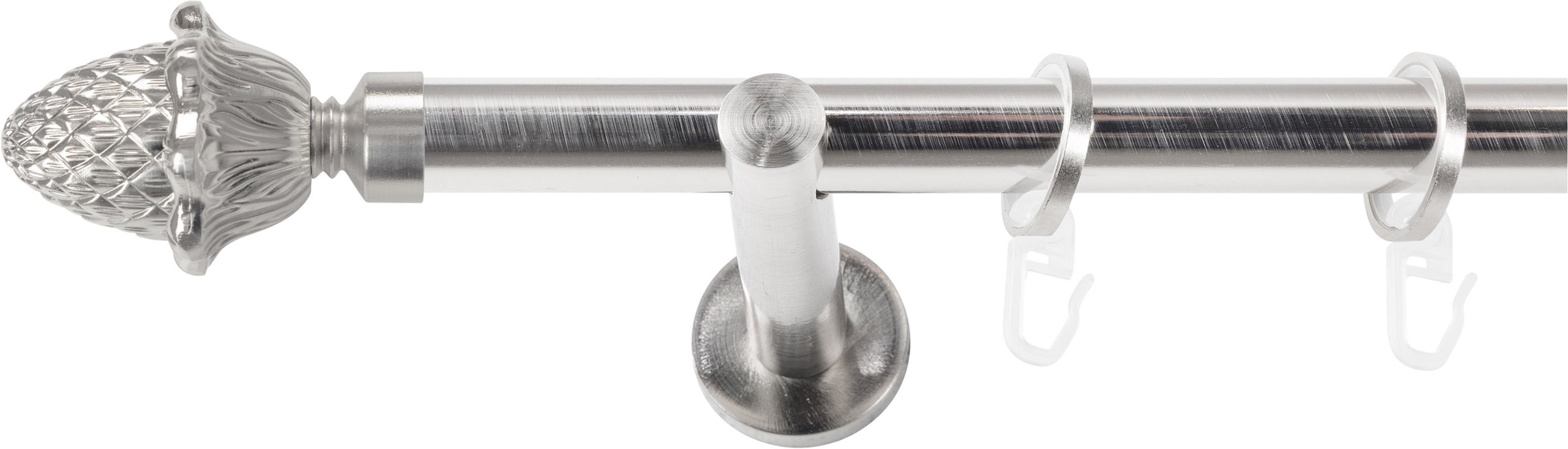 SN DECO GROUP Tringle à rideaux Ø 19 mm 1 course-läufig Fixmass;kürzbar