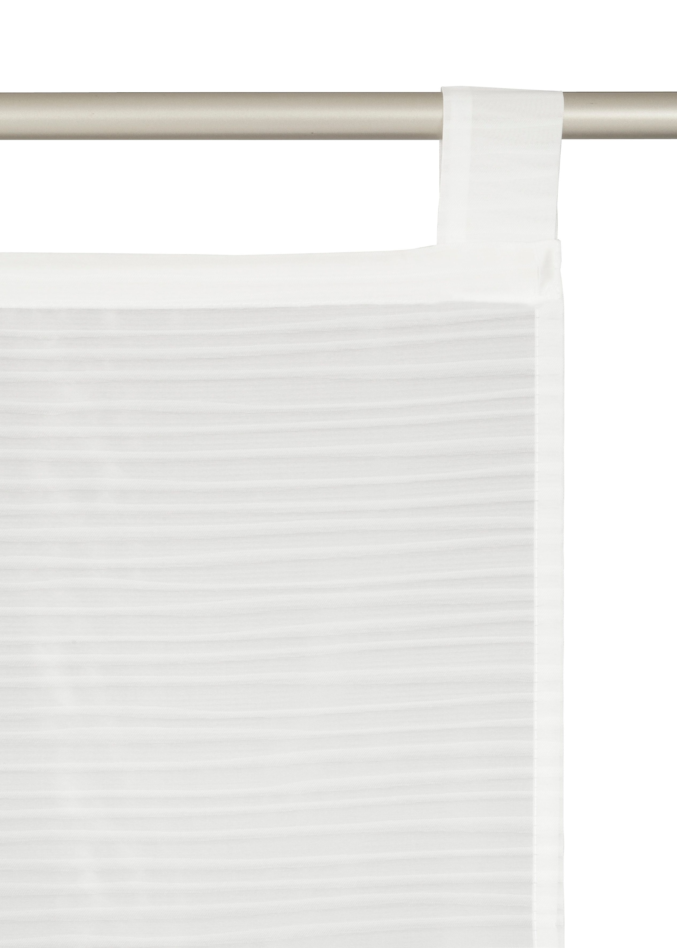 HOME WOHNIDEEN Schiebegardine »Sarnia« Schlaufen 1 Stk. tlg. inkl. Beschwerungsstange