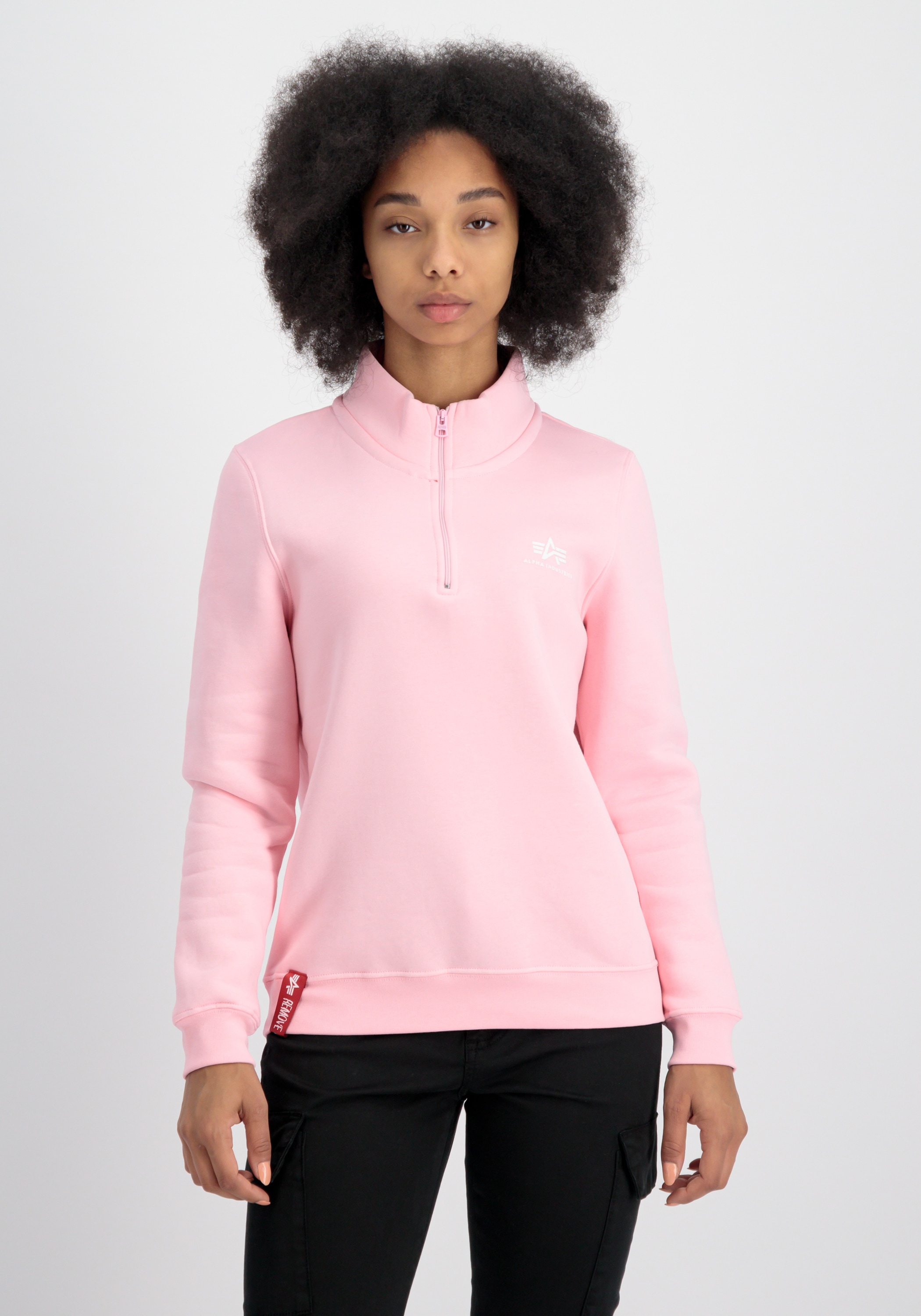 Sweater »Alpha Industries Women - Sweatshirts Half Zip Sweater SL Wmn«