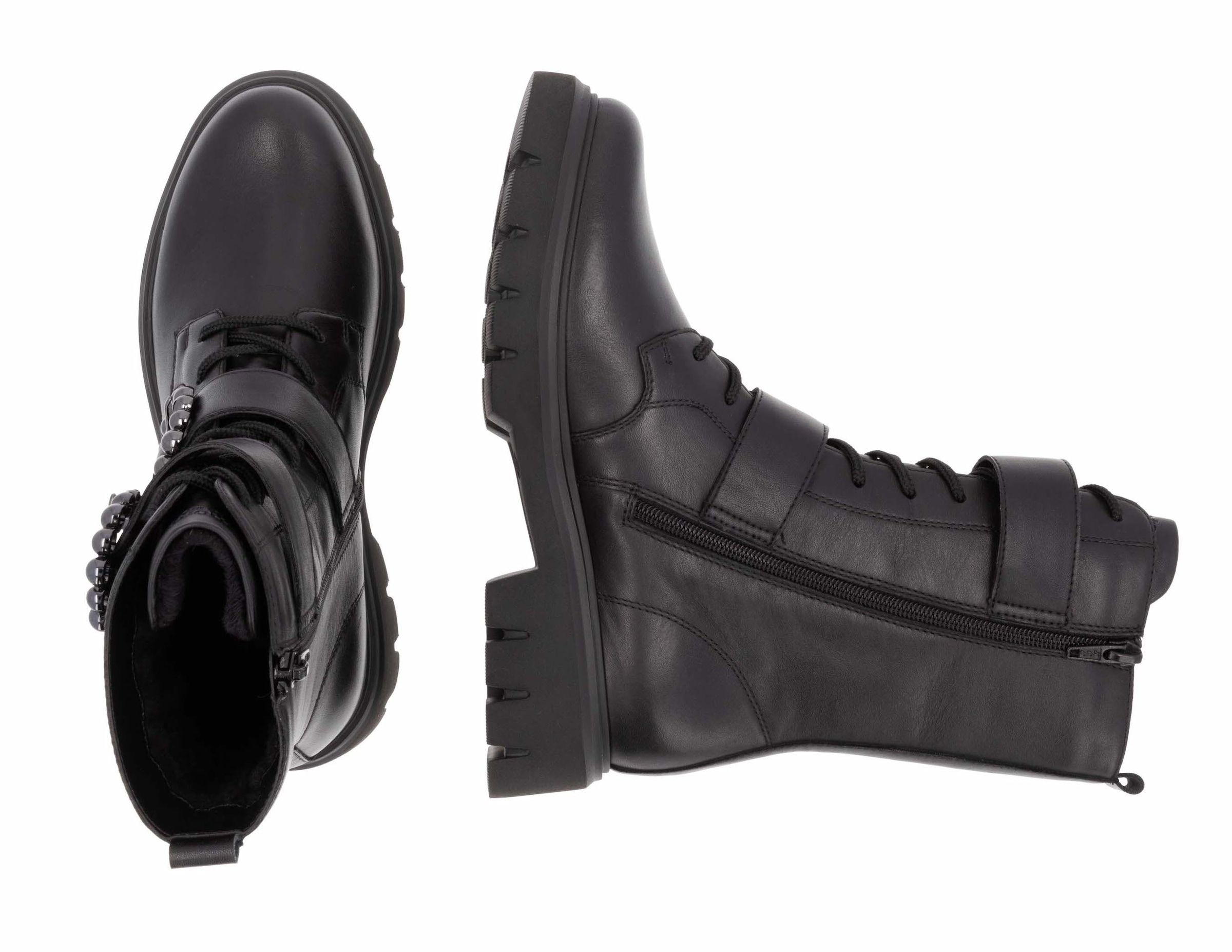 Remonte Schnürstiefelette, Blockabsatz, Herbstmode, Schnürboots mit Innenreissverschluss