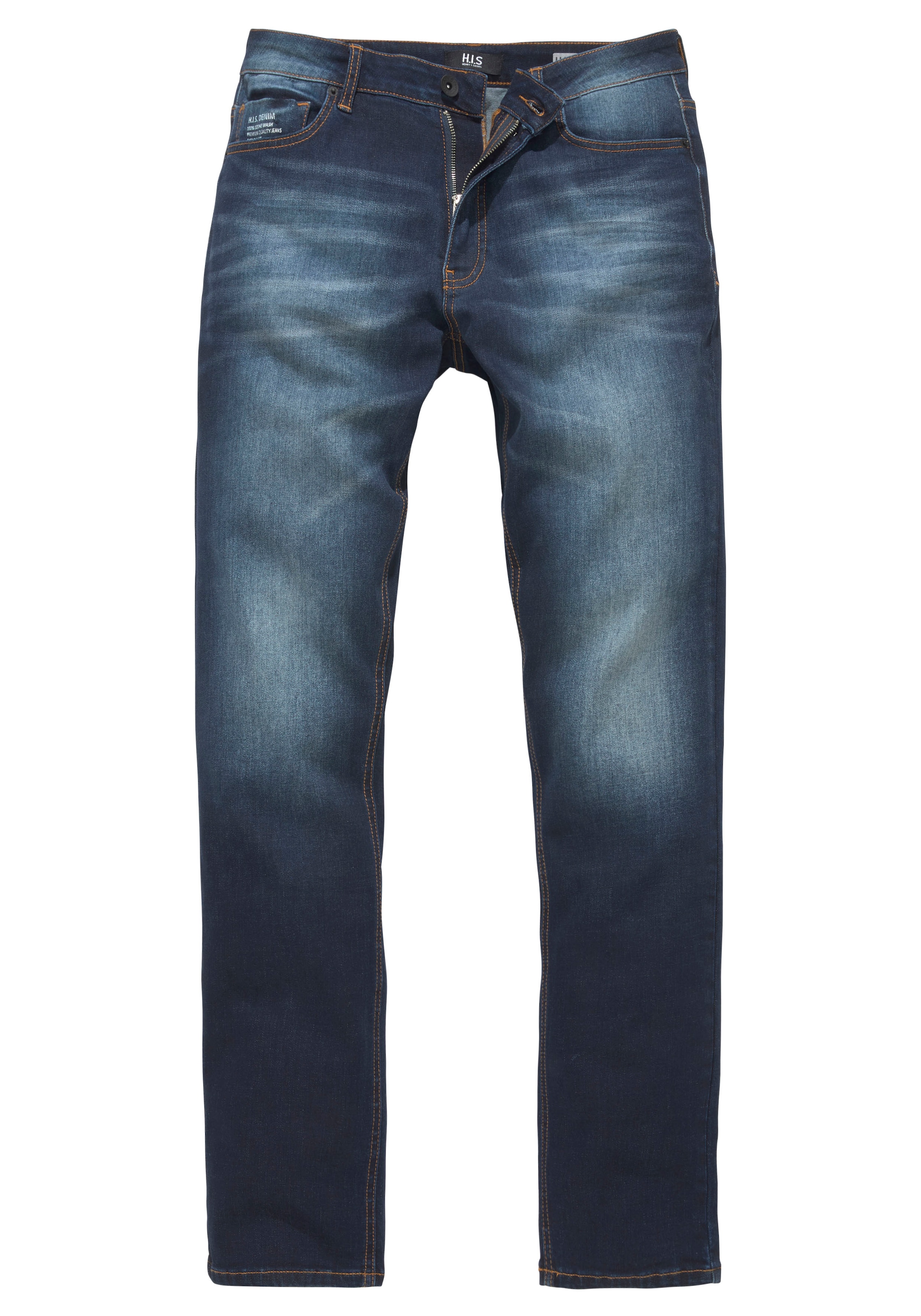 H.I.S Straight-Jeans »DIX«, Ökologische, wassersparende Produktion durch Ozon Wash