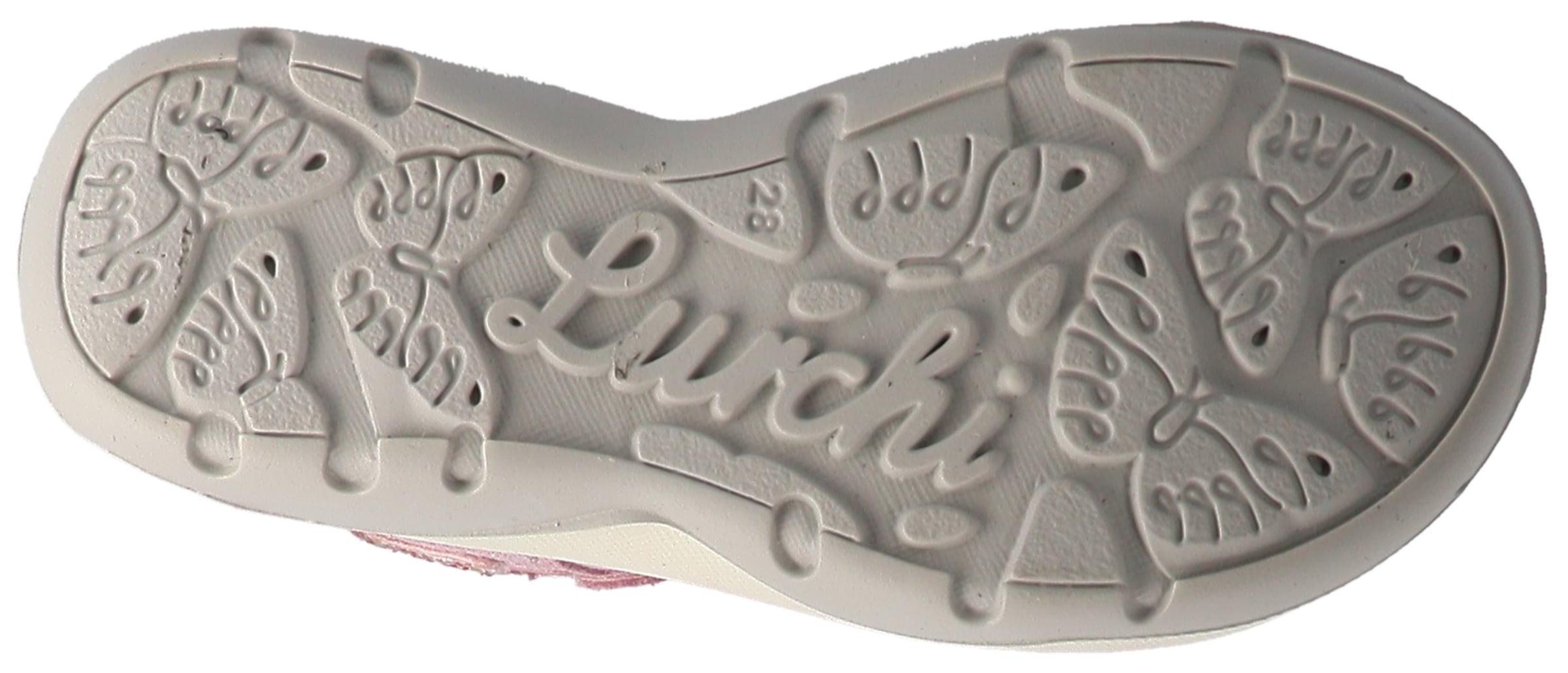 Lurchi Sandale »Fia 2«  Chaussure à scratch avec paillettes, gabarit de taille à télécharger