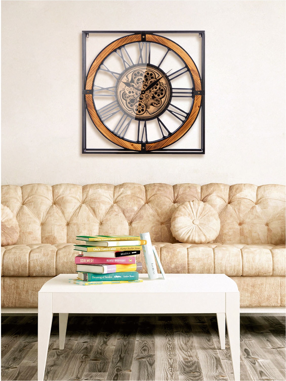 Casablanca by Gilde Wanduhr »Wanduhr quadratisch Revolus«