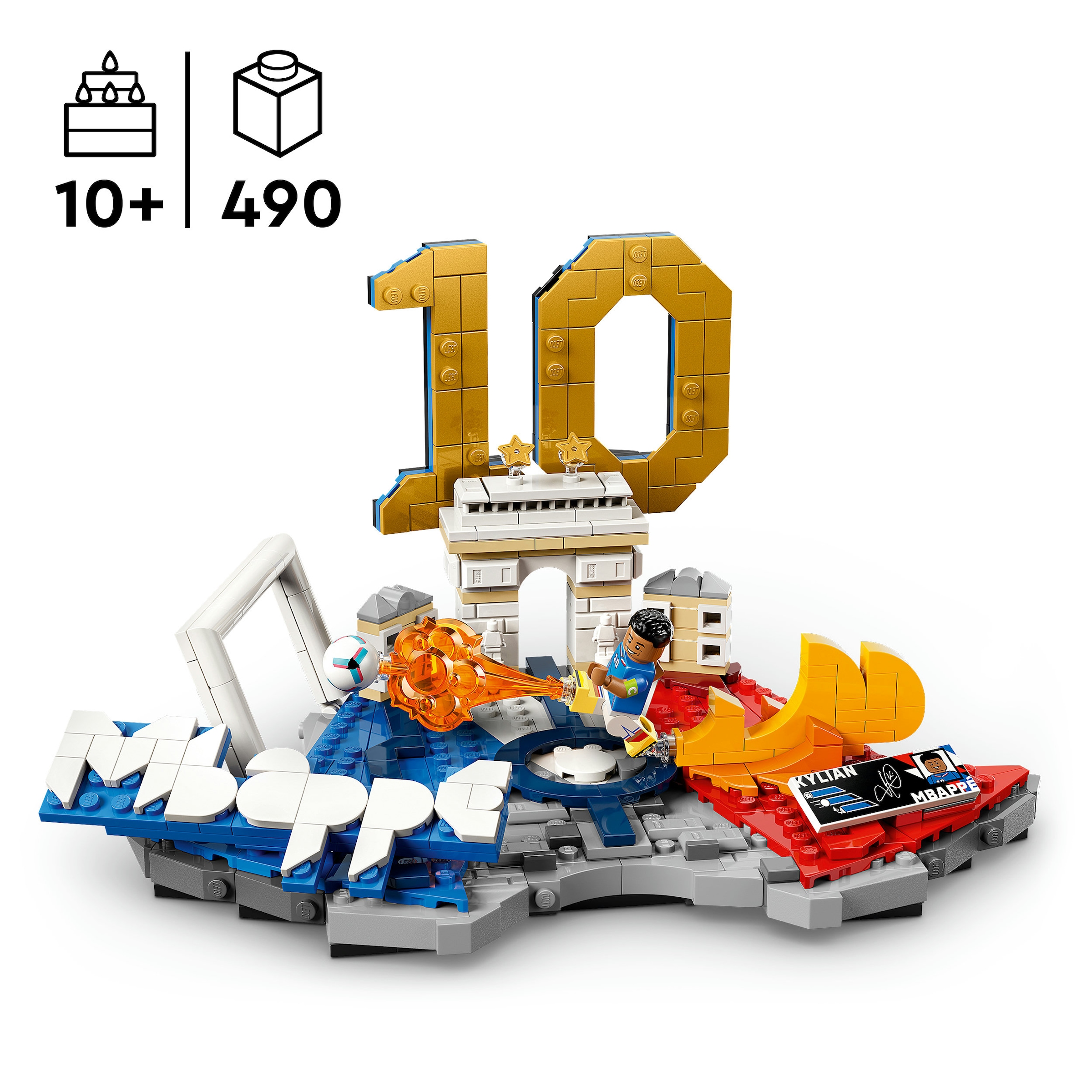 LEGO® Pions de construction »Kylian Mbappé – Fussball-Highlights (43013), LEGO Editions Football«