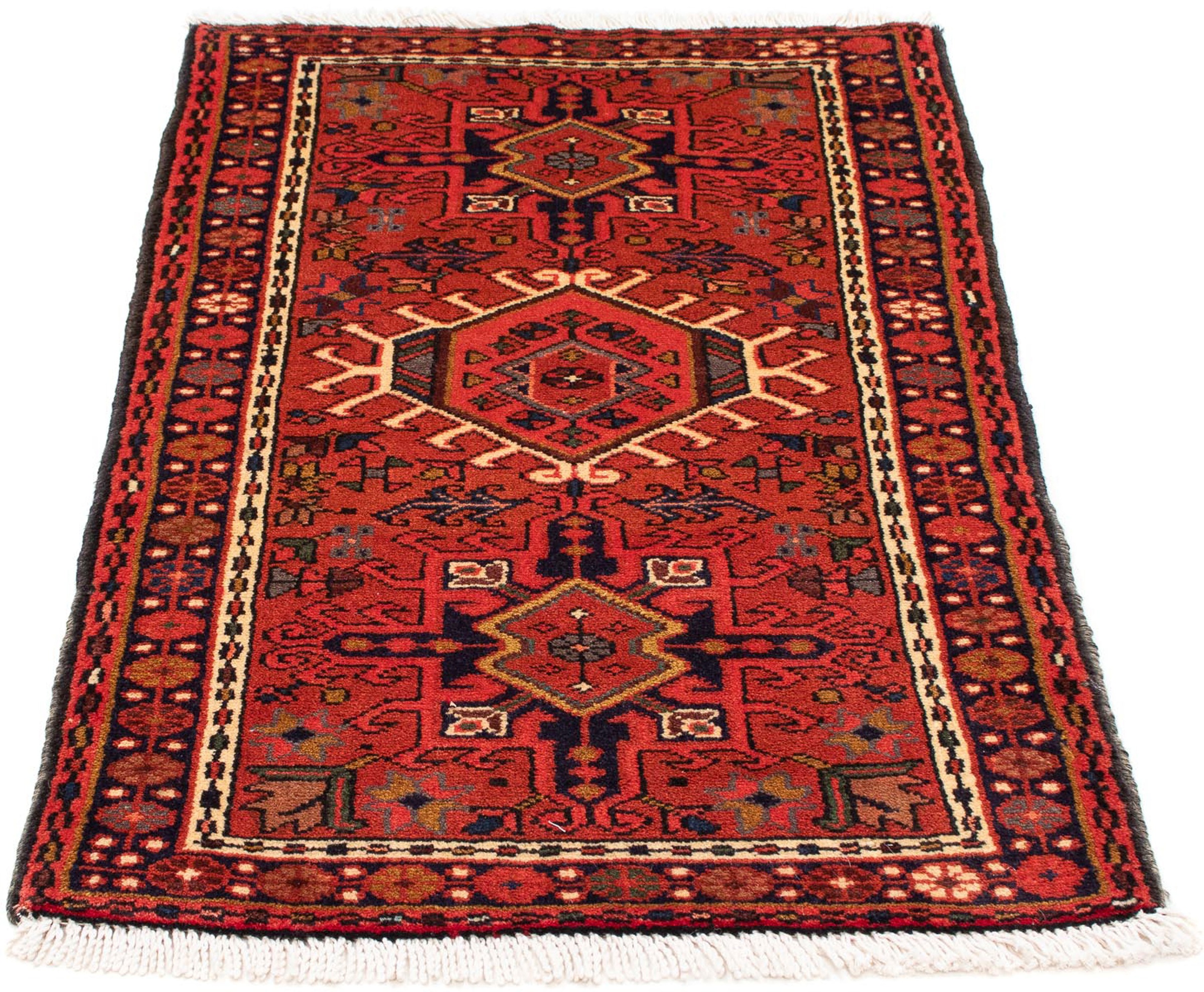 Image of morgenland Orientteppich »Perser - Nomadic - 105 x 67 cm - dunkelrot«, rechteckig, 10 mm Höhe, Wohnzimmer, Handgeknüpft, Einzelstück mit Zertifikat bei Ackermann Versand Schweiz