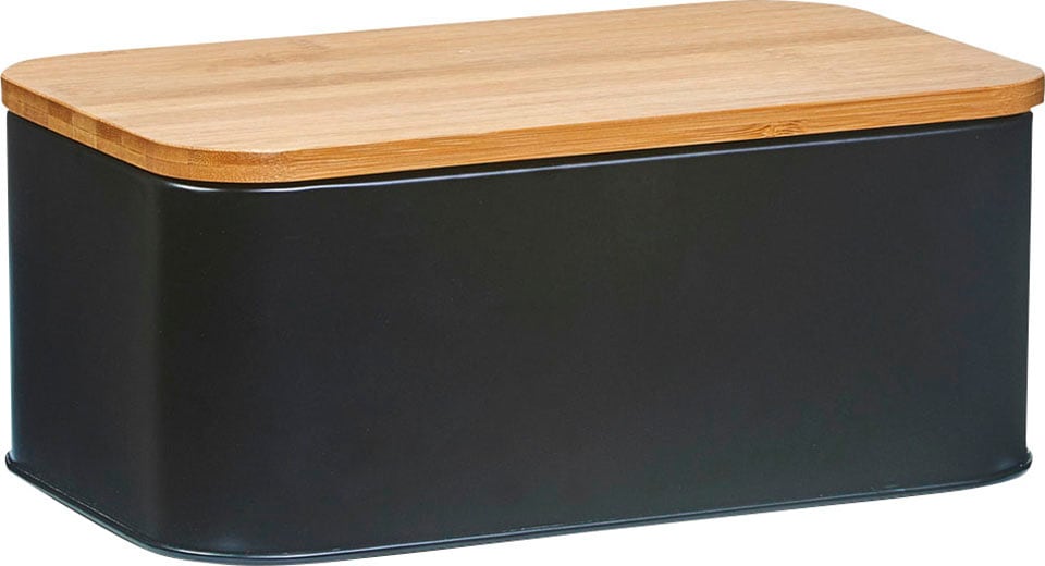 Image of Zeller Present Brotkasten Länge ca. 31 cm, schwarz