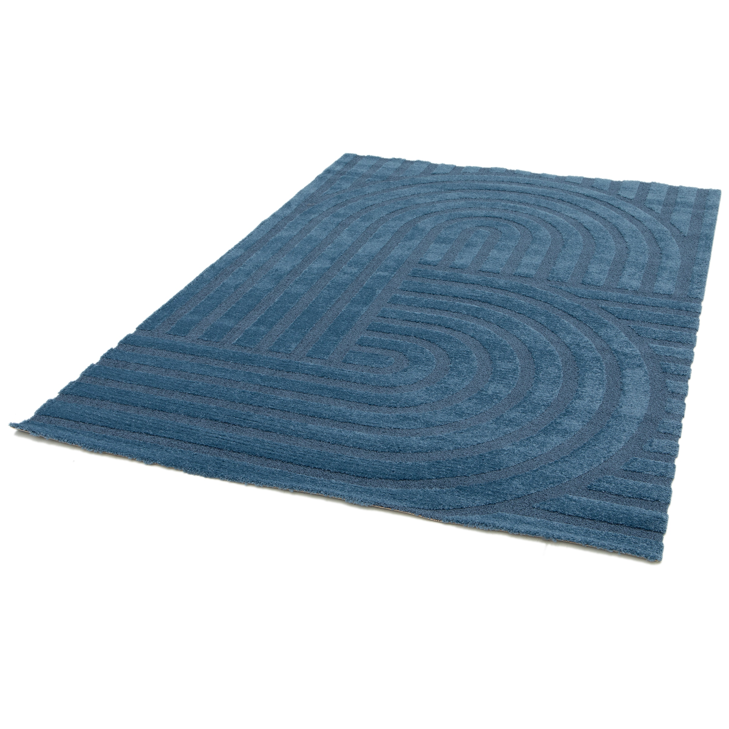 Image of Primaflor-Ideen in Textil Teppich "COSMO Swing, Made in Belgium" rechteckig 14 mm Höhe modernes Design, Hoch-Tief Effekt, weicher Flor