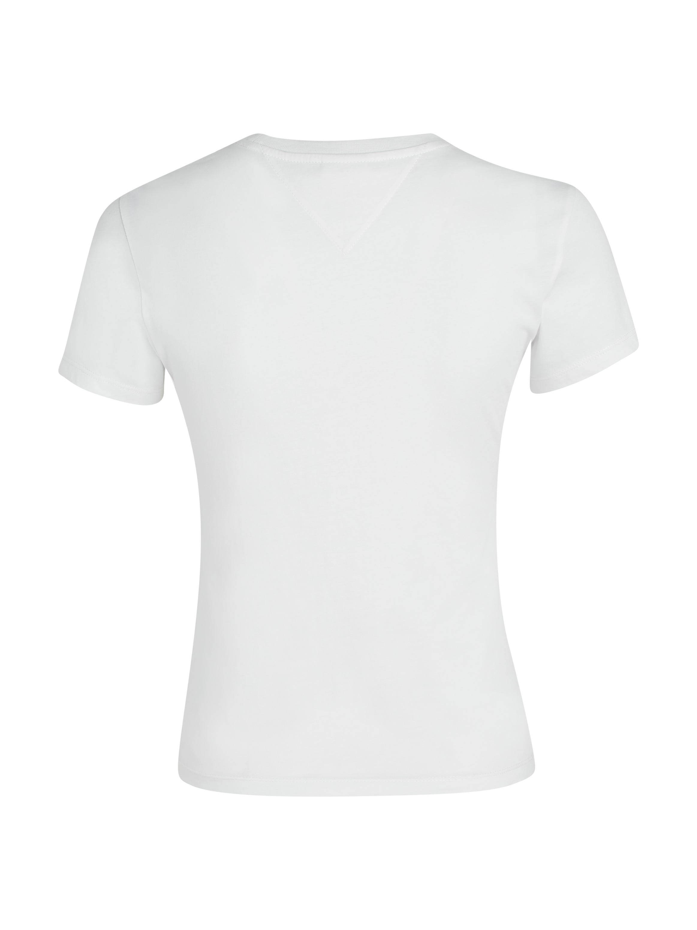 Tommy Jeans Rundhalsshirt »TJW SLIM ESSENTIAL LOGO 1 SS EXT«, mit Tommy Jeans Logoschriftzug, Rundhals