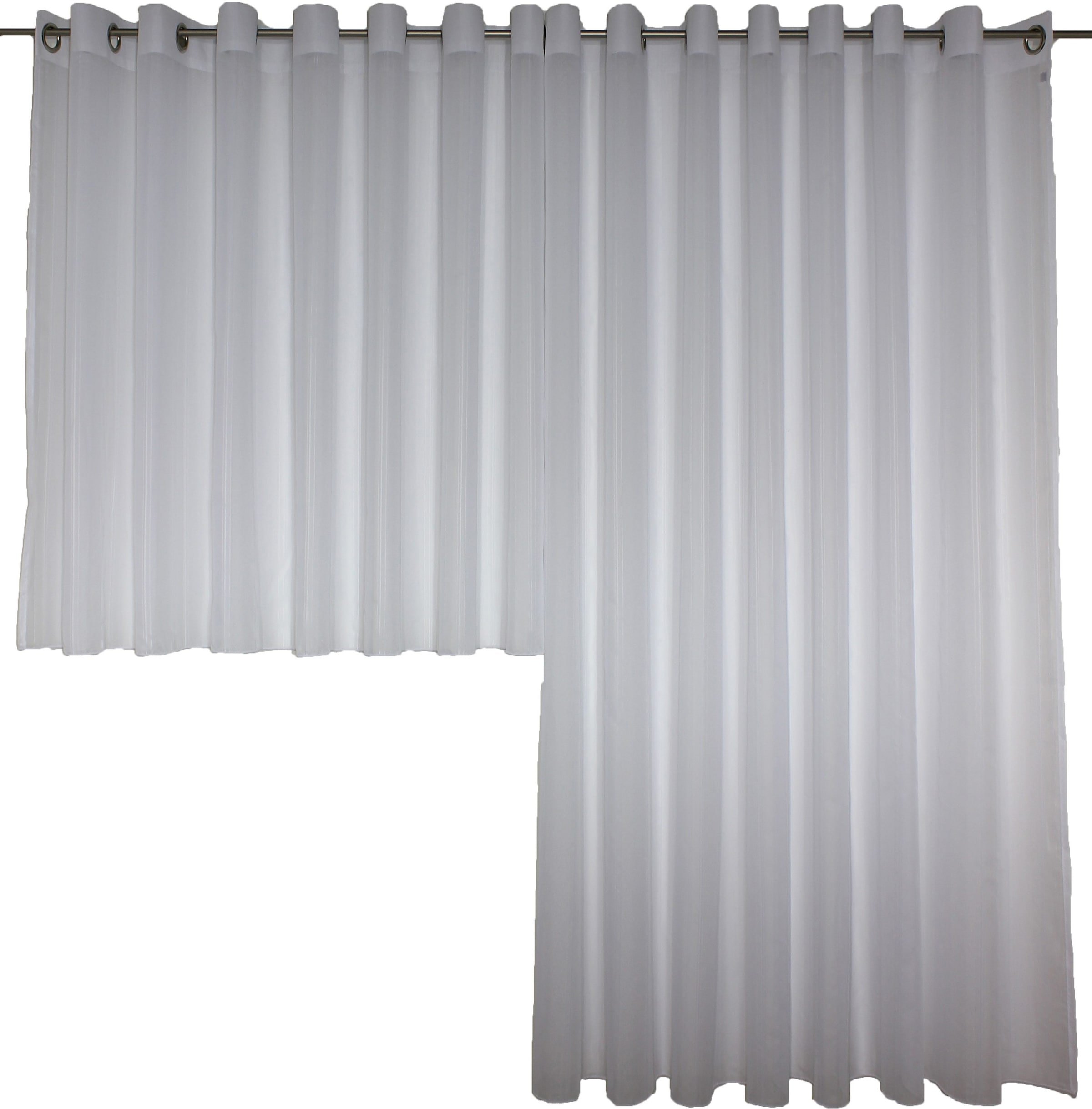 Wirth Gardine »Gerty« Ösen 1 Stk. tlg. Fertig-Store mit Metallösen nach Mass