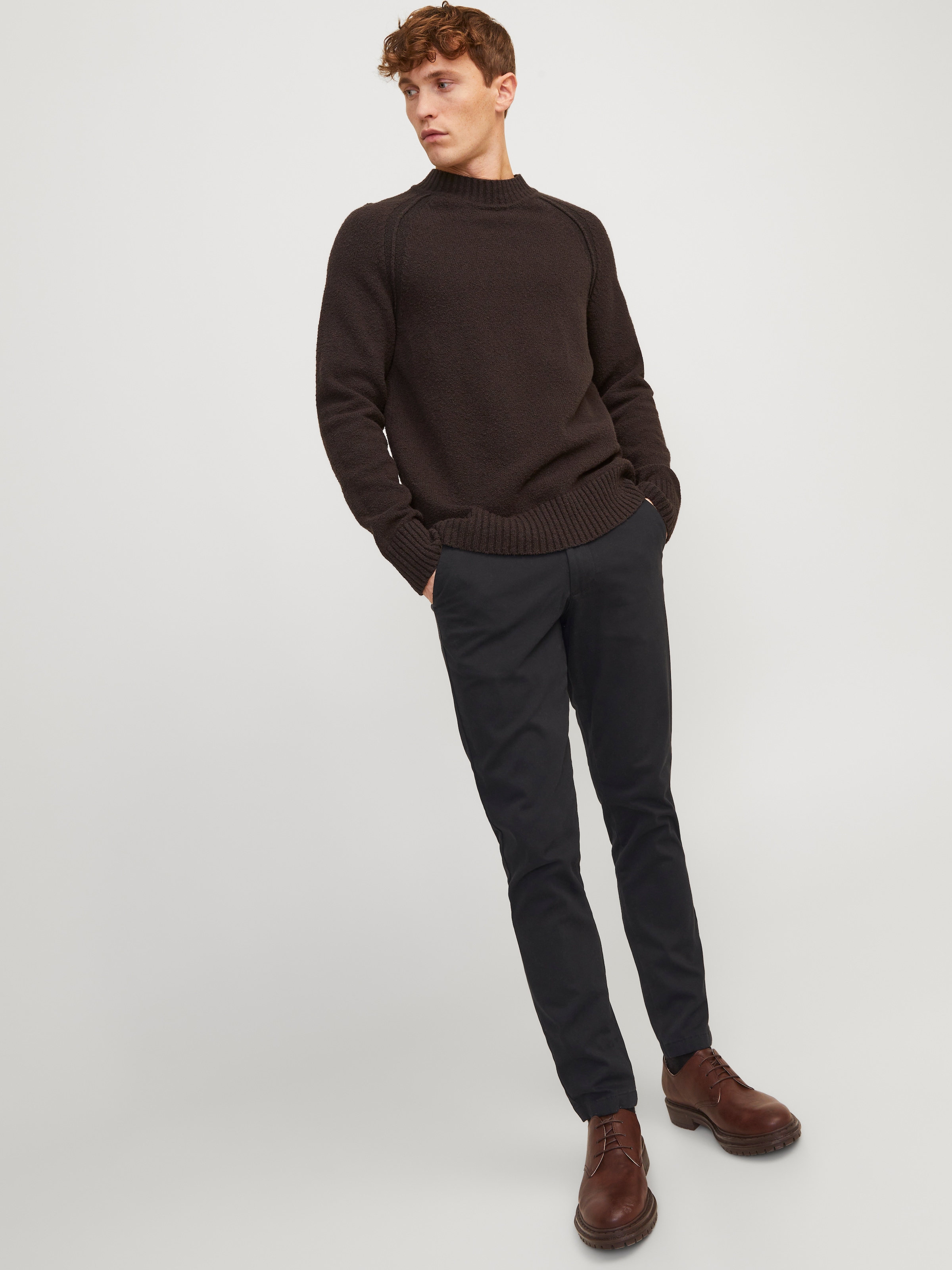 Jack & Jones Chinos »JPSTMARCO mit schmalem Bein und pflegeleichtem Stoff«  washed, modisch, schmal, Baumwollmischung