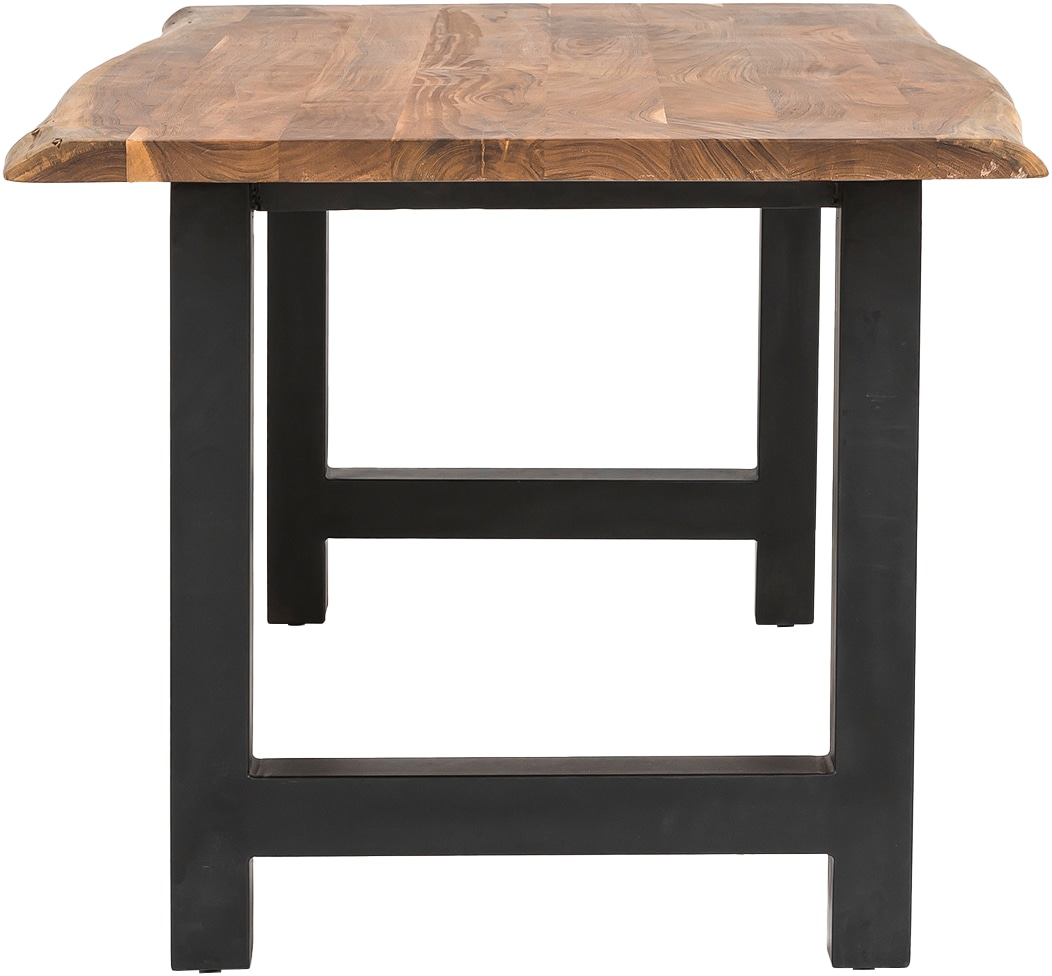 SalesFever Essgruppe »Elegante Essgruppe für stilvolles Speisen«, (Set, 5 tlg.), Massivholz geölt und zweifach gewachst