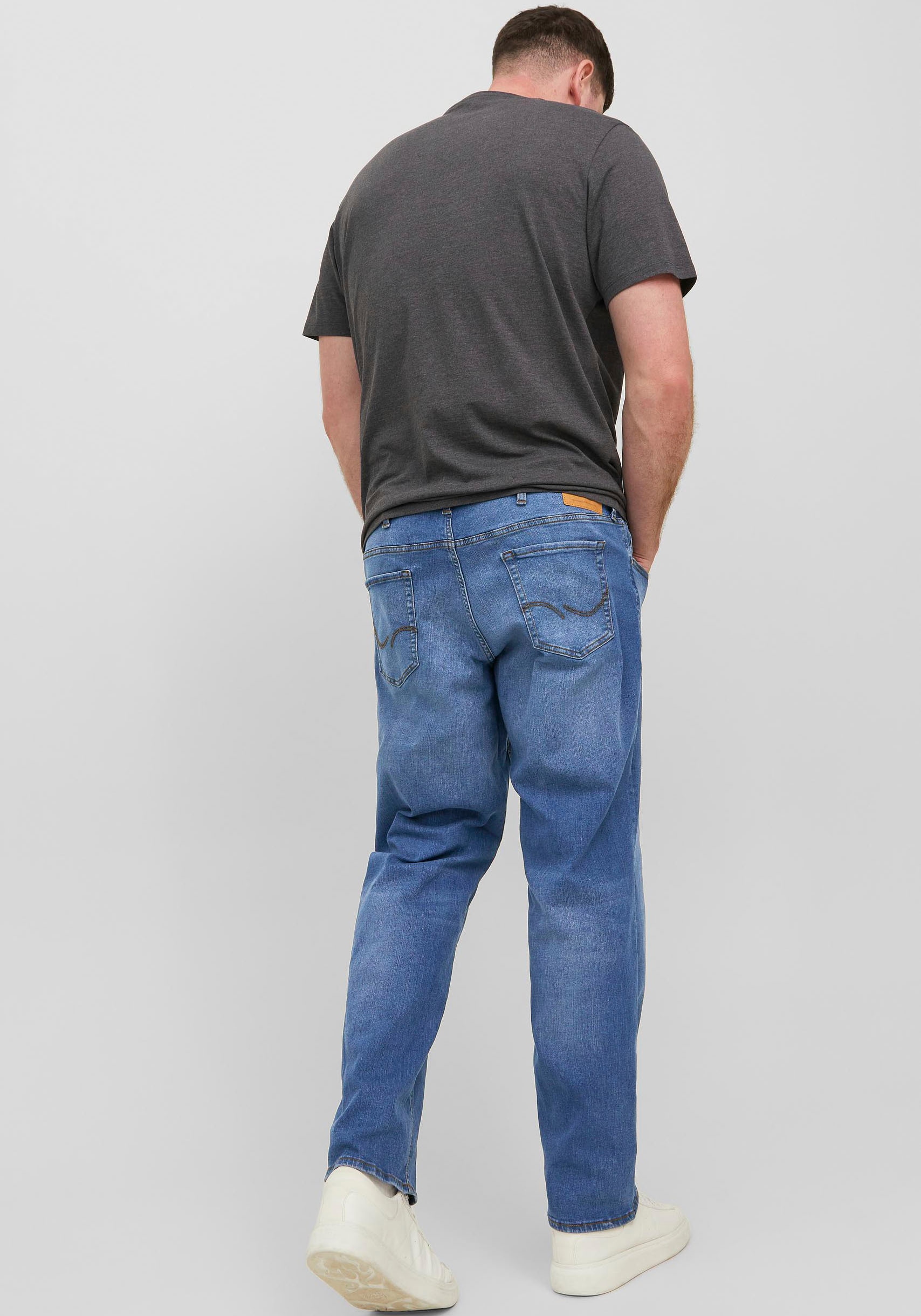 Jack & Jones PlusSize Tapered-fit-Jeans »JJIMIKE JJORIGINAL SQ 223 NOOS PLS«