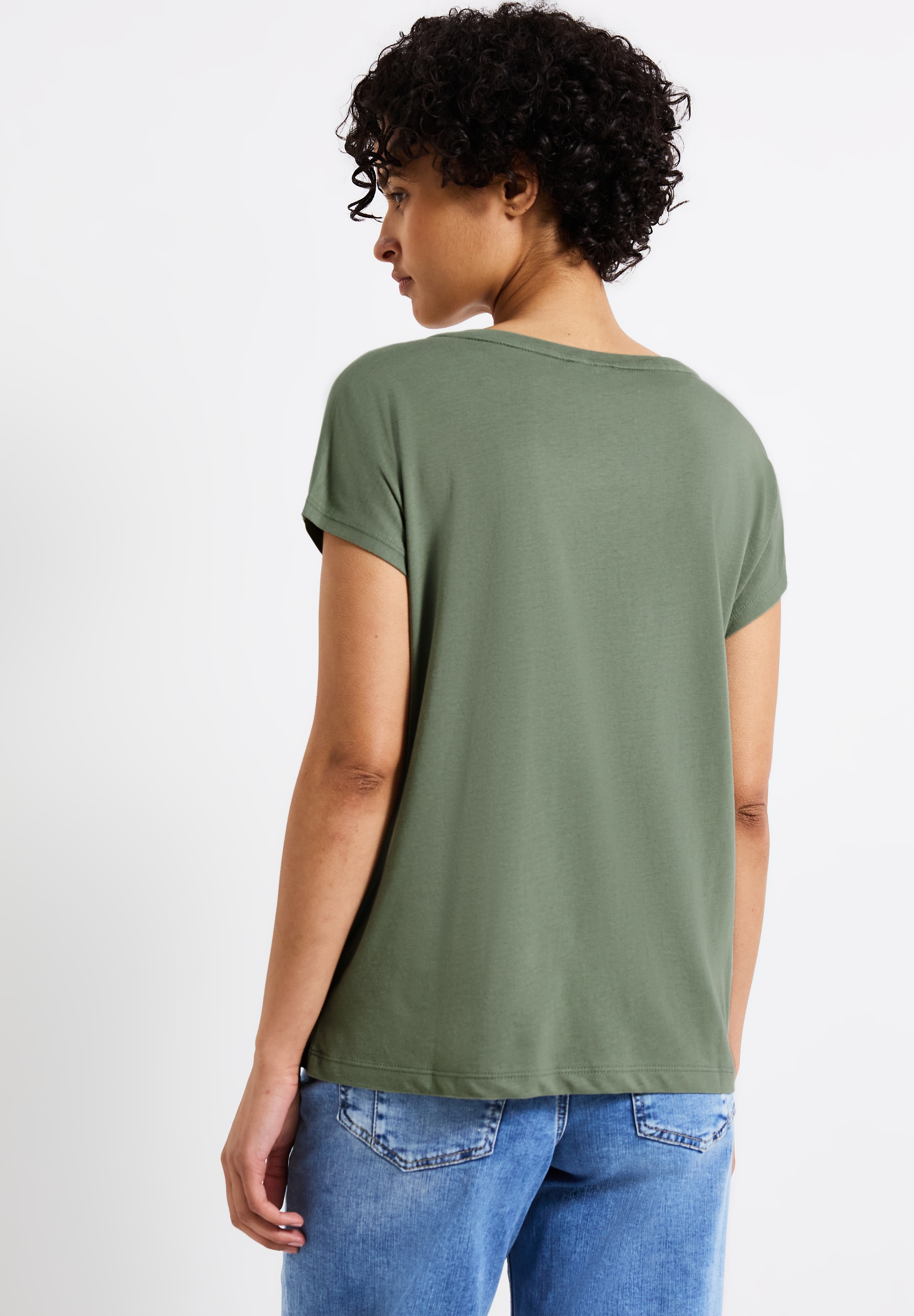STREET ONE Shirttop, mit Schriftzug