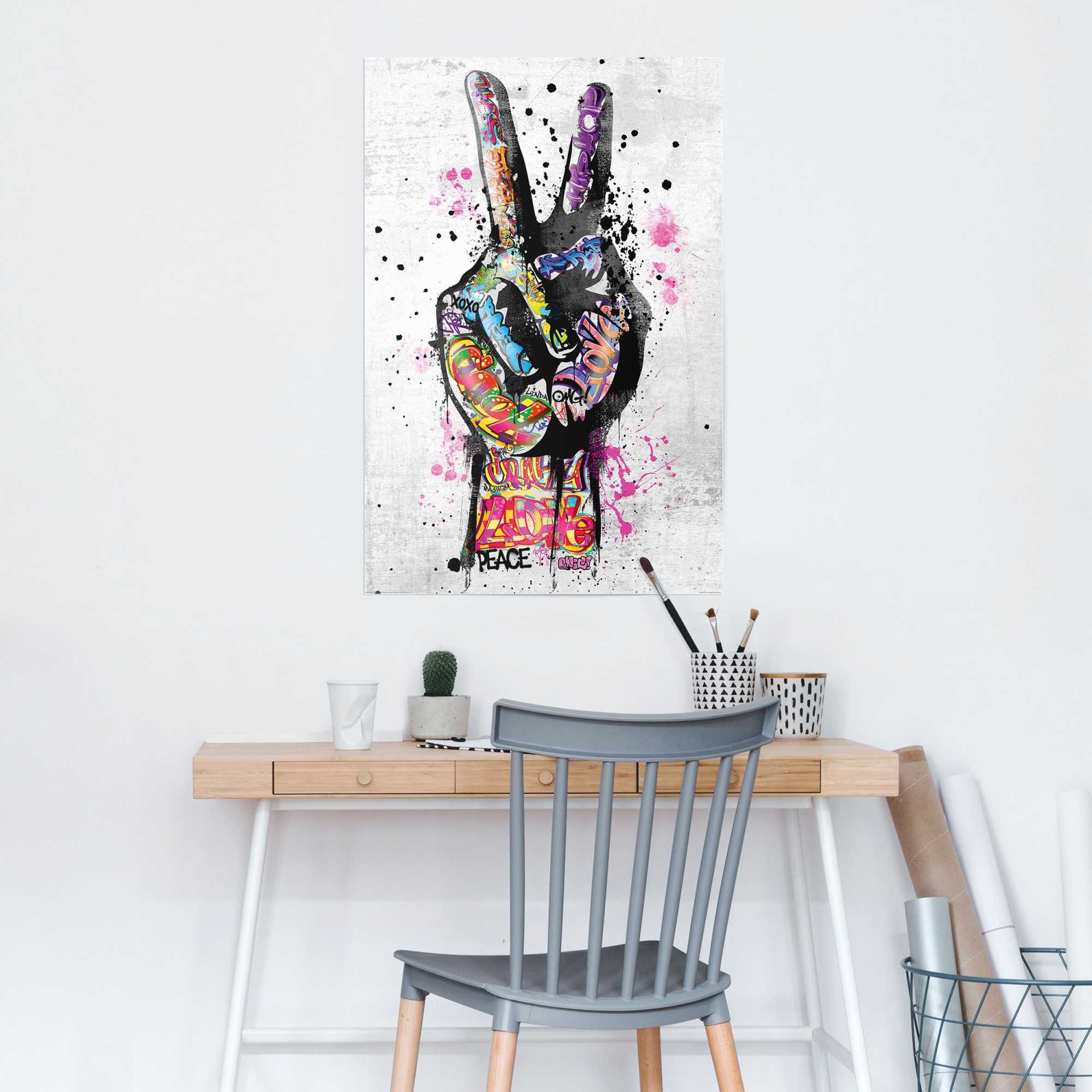 Image of Reinders Poster "Peace"