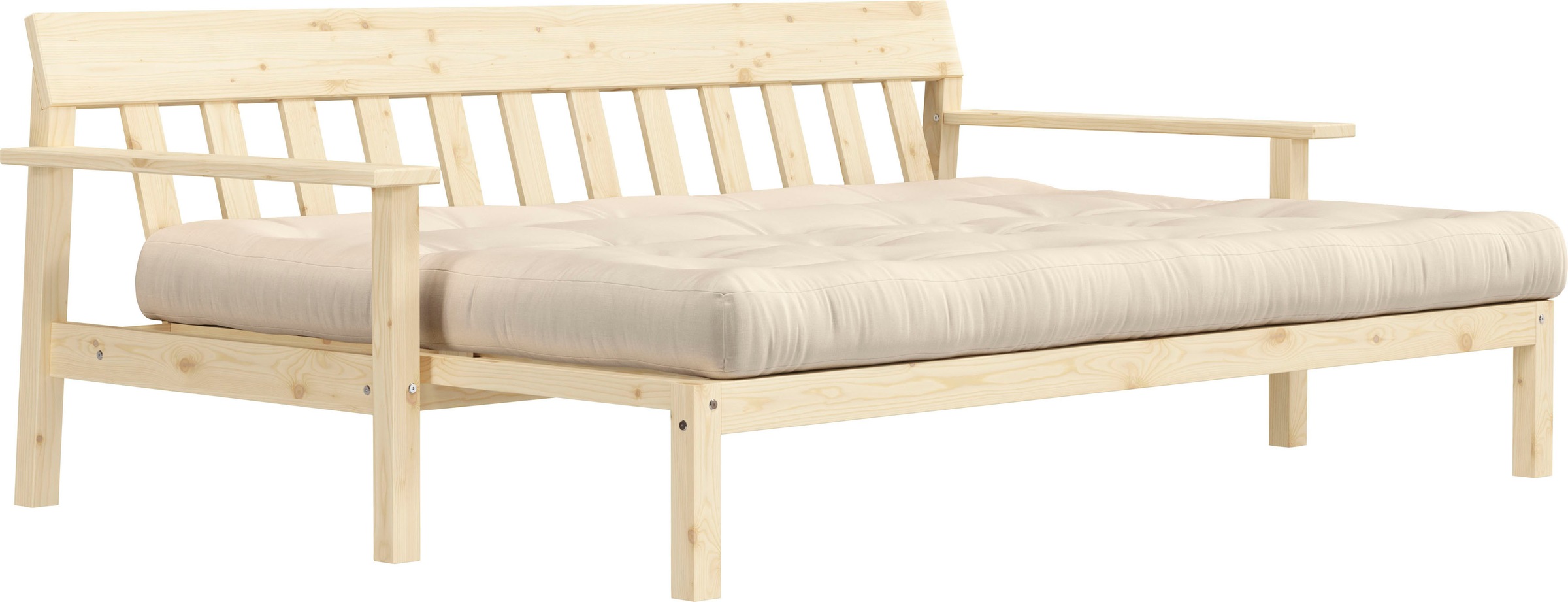 Karup Design Schlafsofa »Unwind«, Mit Holzstruktur, inkl. Futonmatratze, Liegefläche 130x190 cm