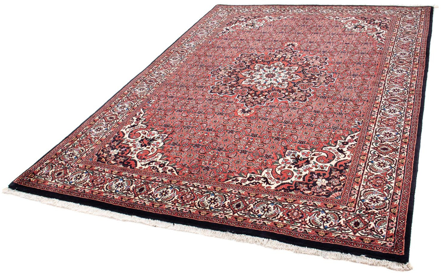 Image of morgenland Orientteppich »Perser - Bidjar - 240 x 170 cm - rot«, rechteckig, 15 mm Höhe, Wohnzimmer, Handgeknüpft, Einzelstück mit Zertifikat bei Ackermann Versand Schweiz