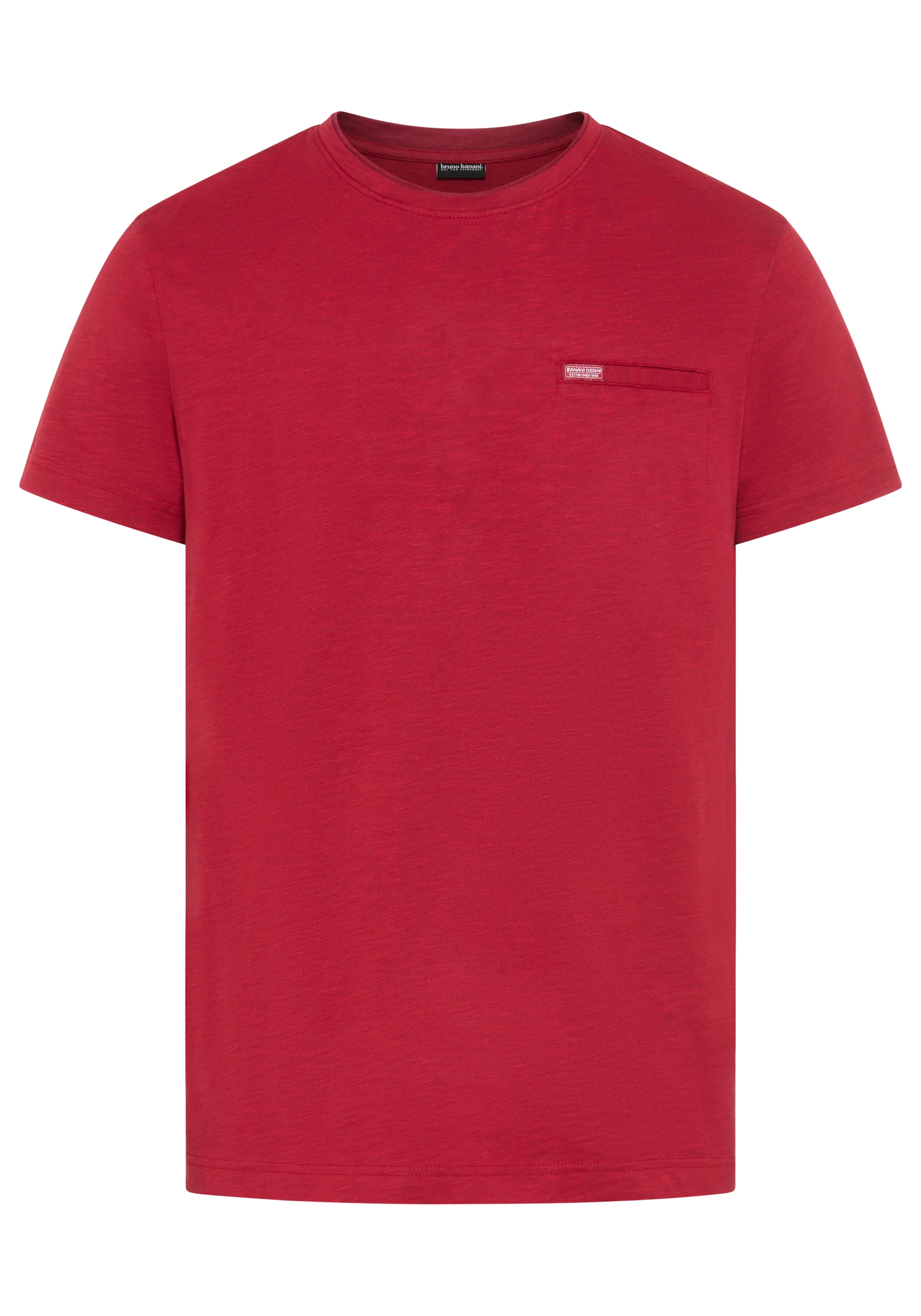 Bruno Banani T-shirt Mit Doppelkragen und Zierbrusttasche