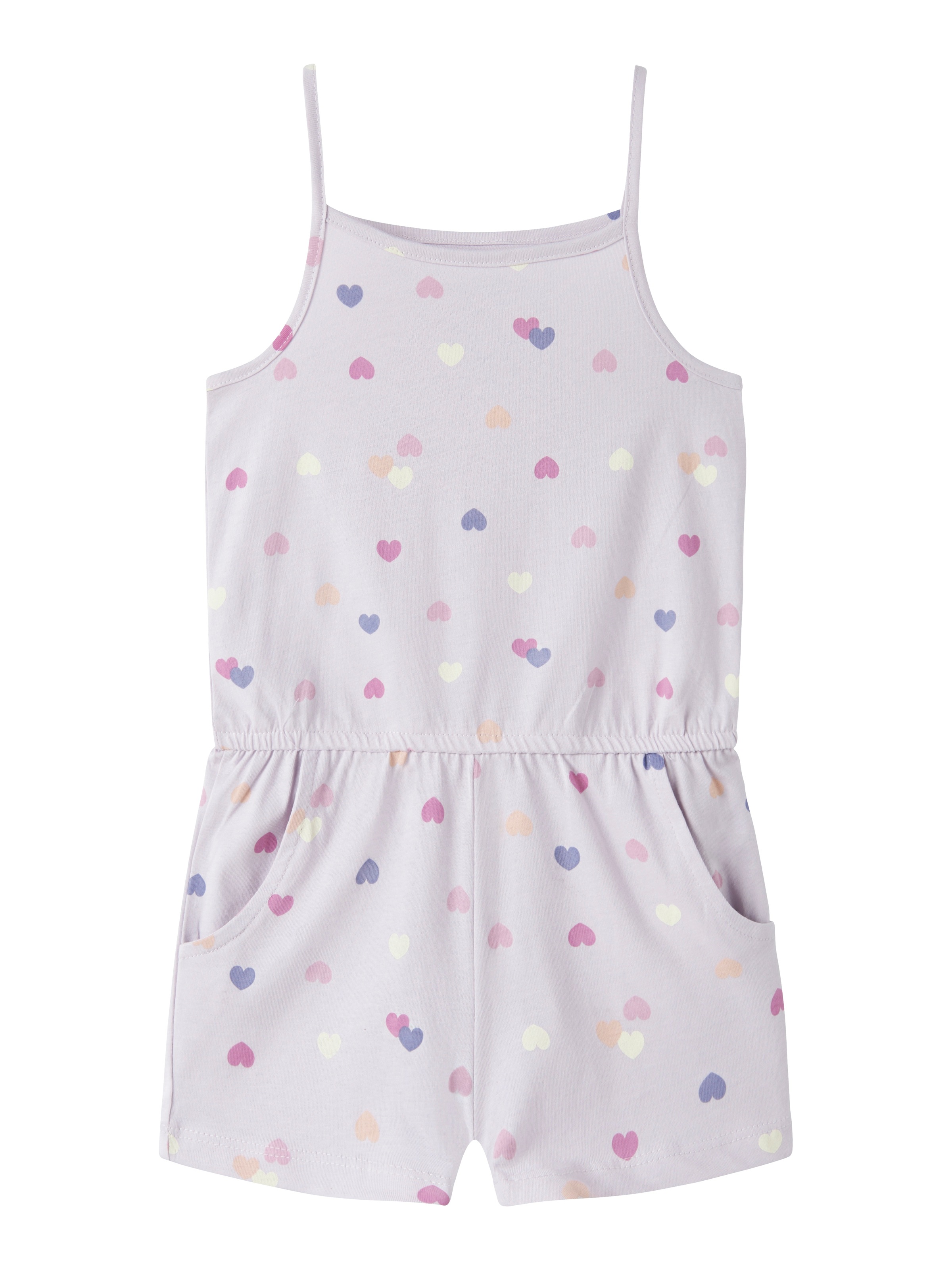Image of Name It Kurzoverall "NMFVIGGA STRAP SUIT" Baumwolle, mit Trägern