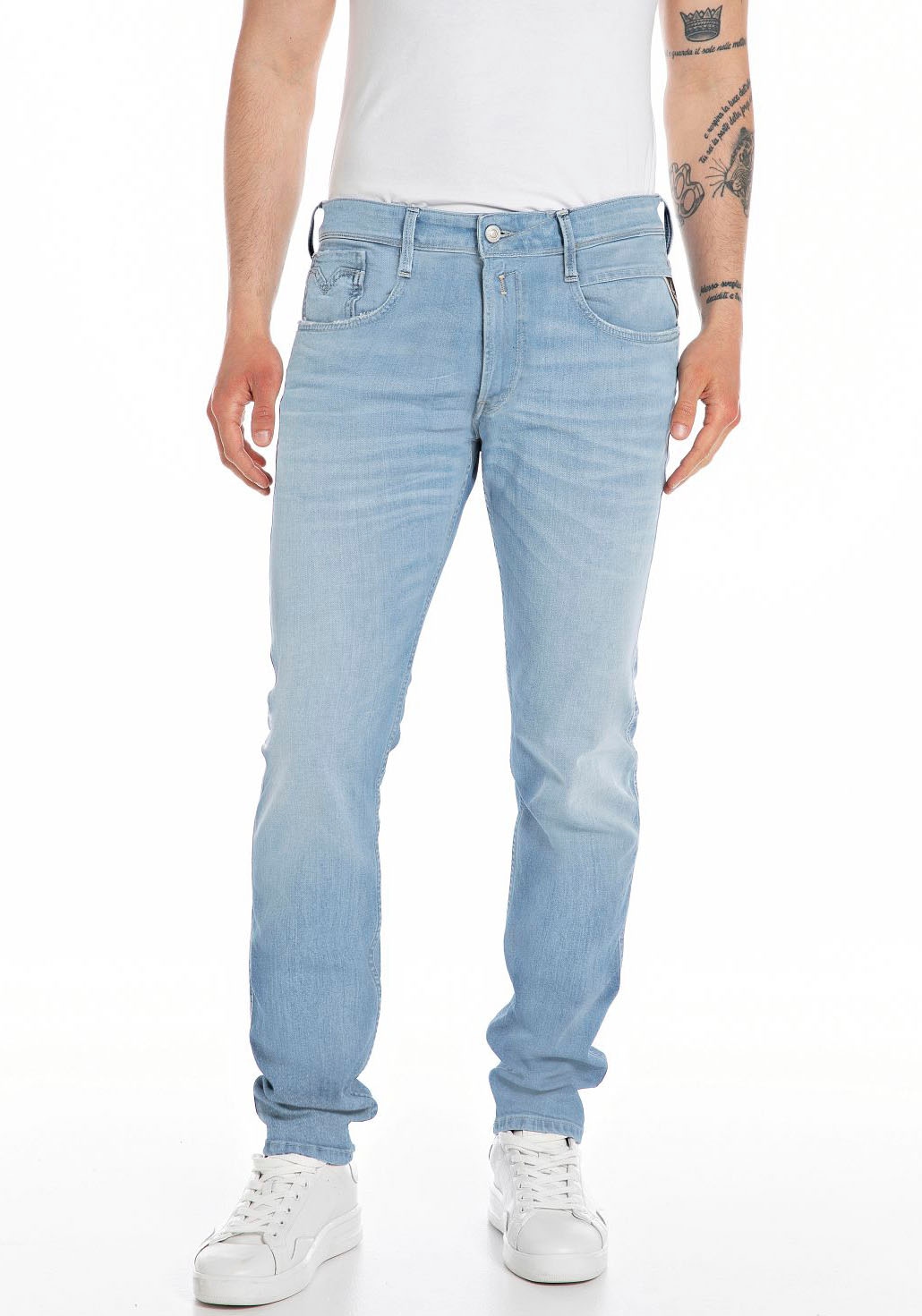 Replay Slim-fit-Jeans »ANBASS HYPERFLEX BIO«