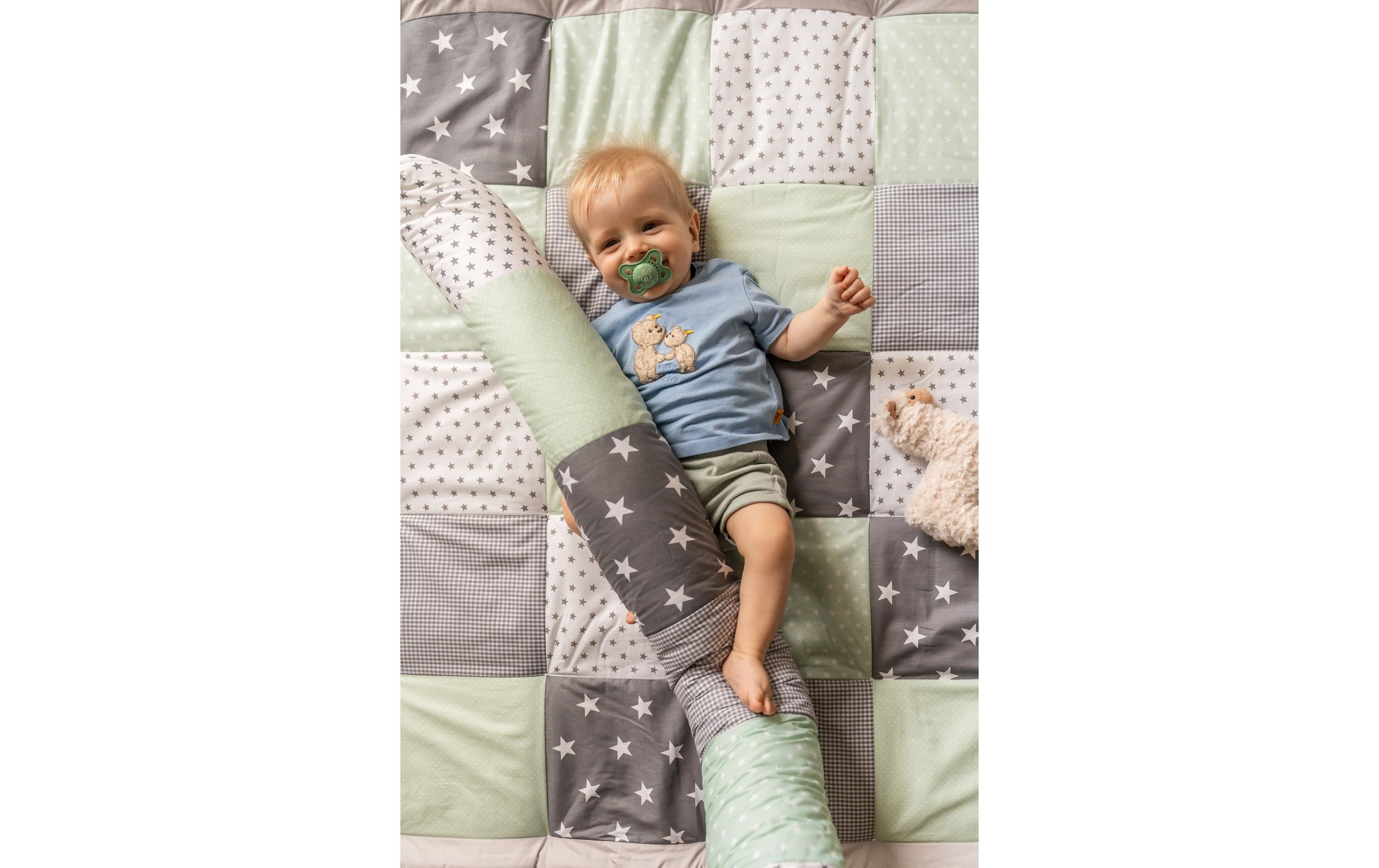 Bettnestchen »Ullenboom Mint/Grau 160 cm«