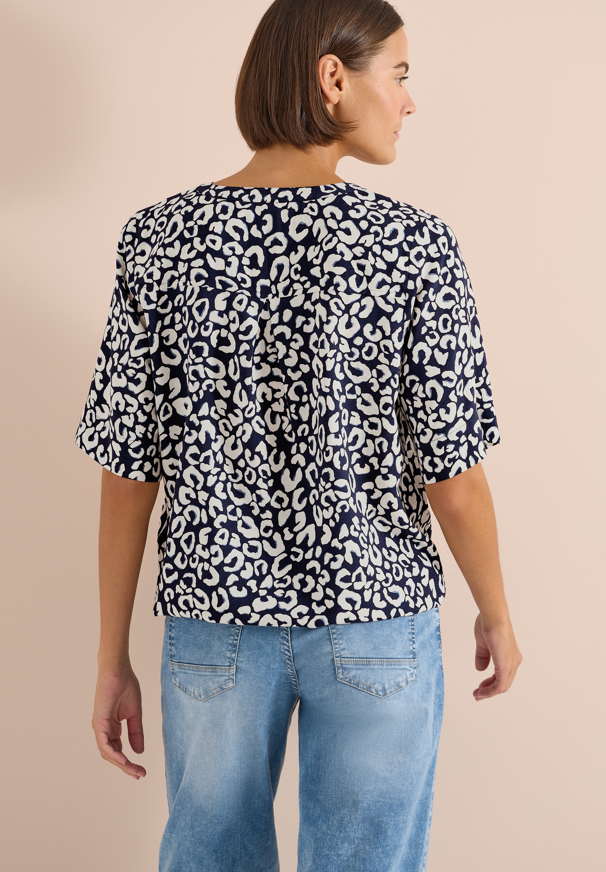 Cecil Blouse à pression blouse d'été avec motif léopard