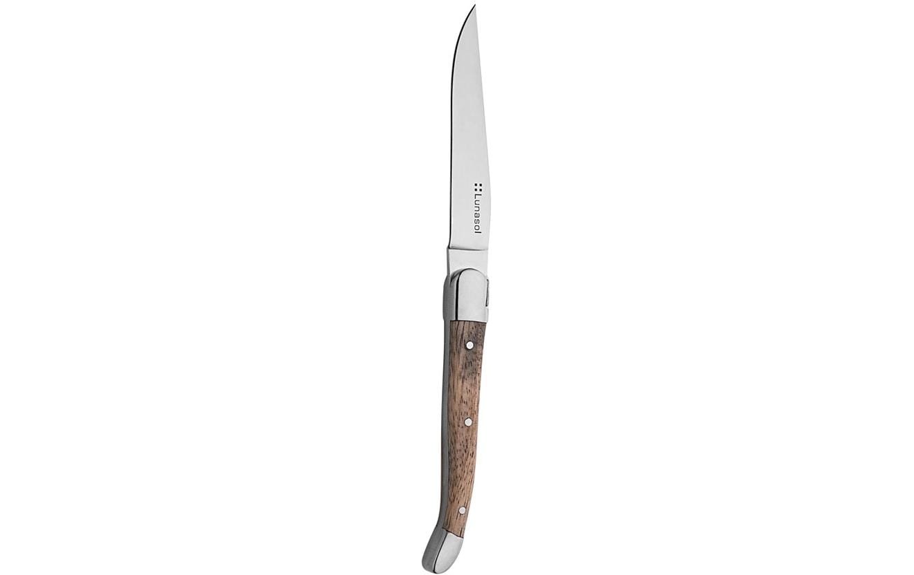 Image of Steakmesser "Lunasol Basic Country 12 Stück" Messer-Set mit Holzgriff