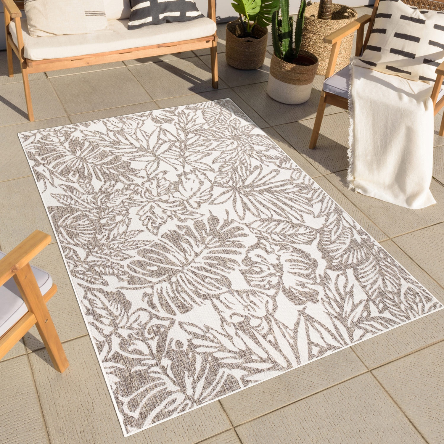 Image of Carpet City Outdoorteppich "Outdoor 469" rechteckig 5 mm Höhe Läufer, UV-beständig, Flachgewebe, auch quadratisch, In- und Outdoor
