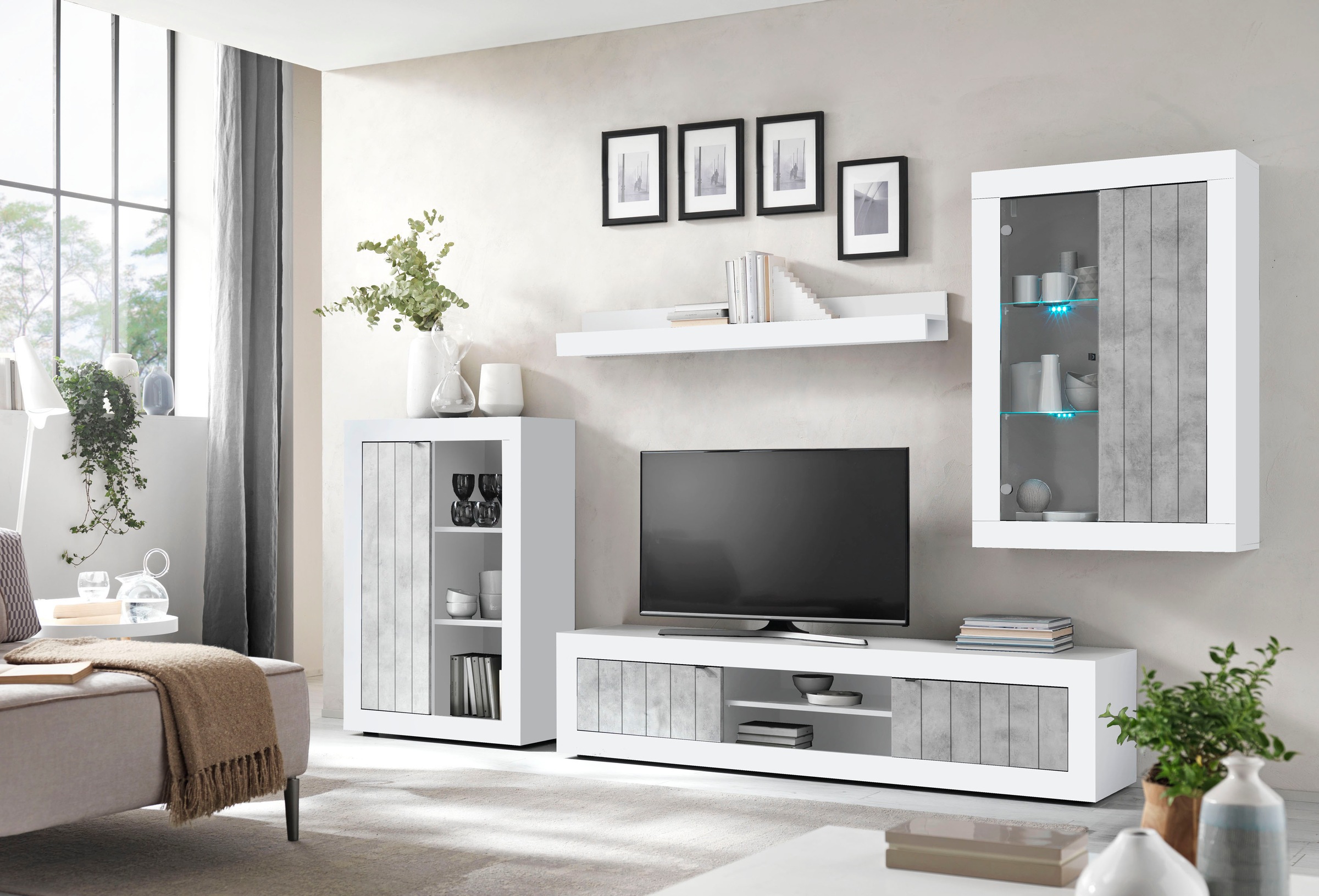 Image of LC Wohnwand »Urbino«, (Set, 4 St.) bei Ackermann Versand Schweiz