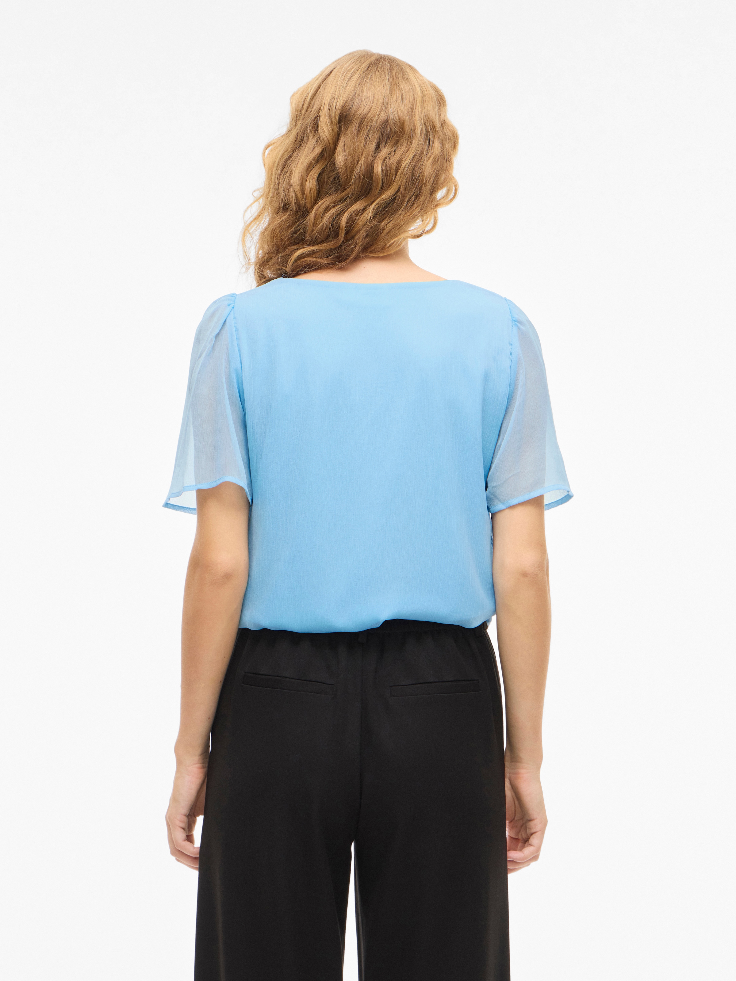 Vila T-Shirt »VIFALIA V-NECK S/S TOP - NOOS«