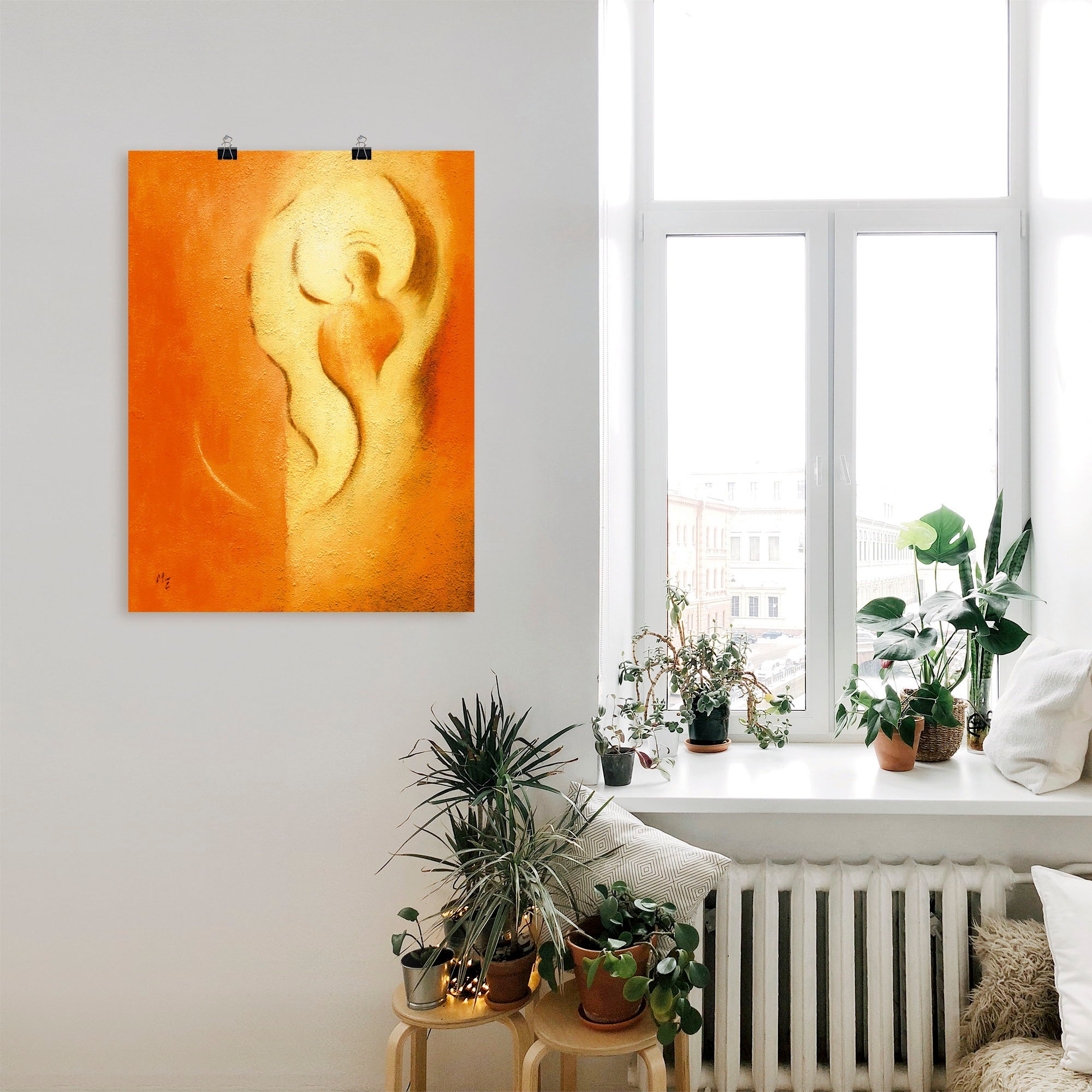 Artland Poster »Engel der Freude« Religion 1 Stk. tlg. als Alubild, Leinwandbild, Wandaufkleber oder Poster in versch. Grössen