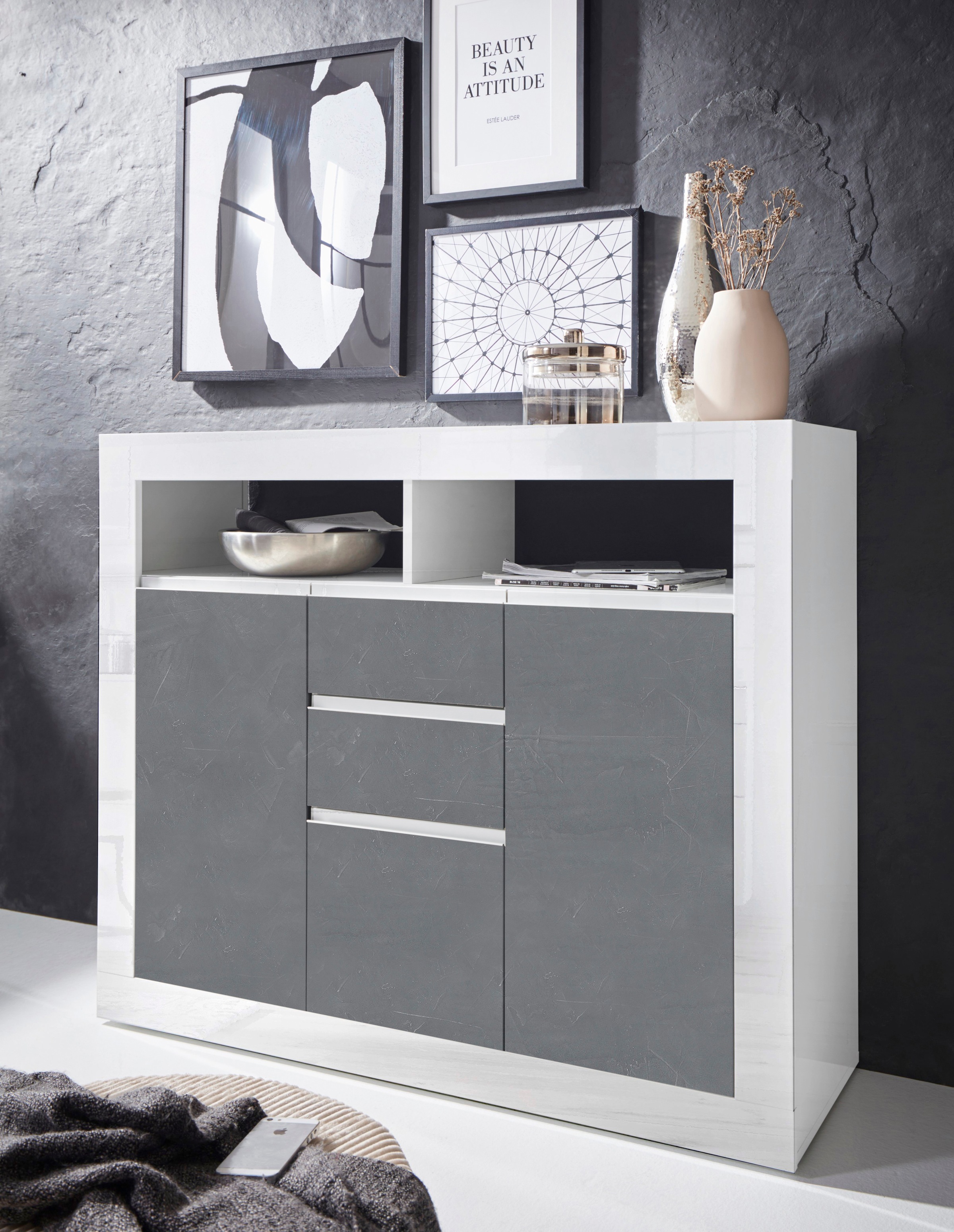 Image of Tecnos Highboard »Zoe«, Höhe 100cm bei Ackermann Versand Schweiz