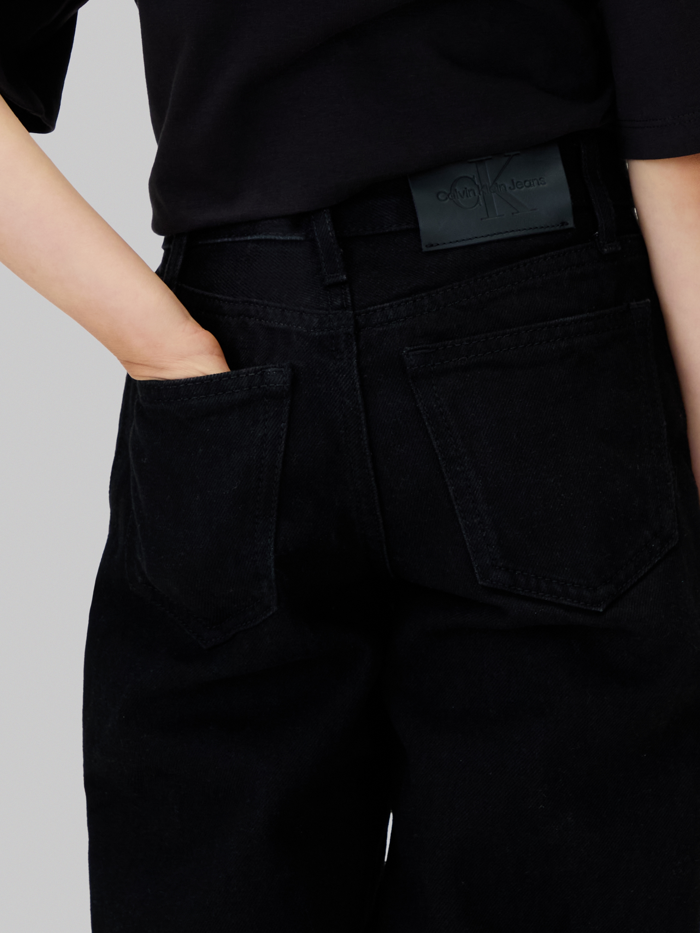 Calvin Klein Jeans Weite Jeans »HR WIDE LEG«, für Kinder bis 16 Jahre, hoher Bund