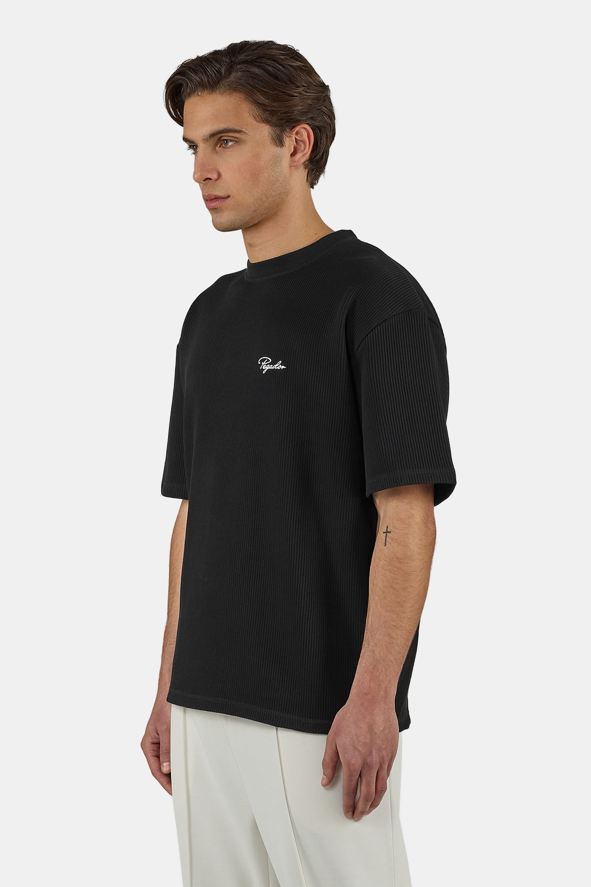 PEGADOR T-Shirt »Signar Oversized Rib Tee« Baumwolle, oversize