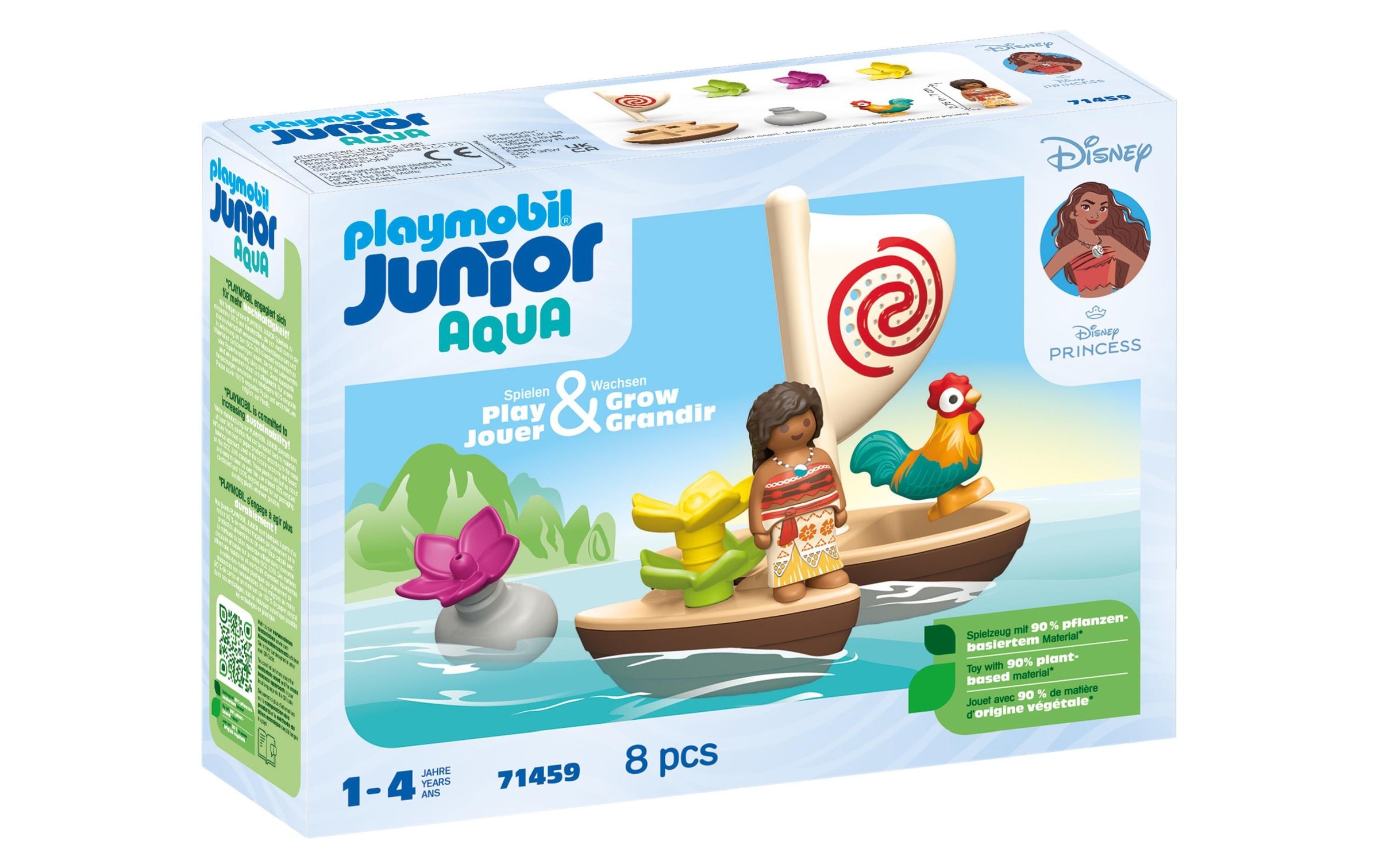 Image of Playmobil Spielbausteine "Junior & Disney: Vaiana Katamaran 71459"