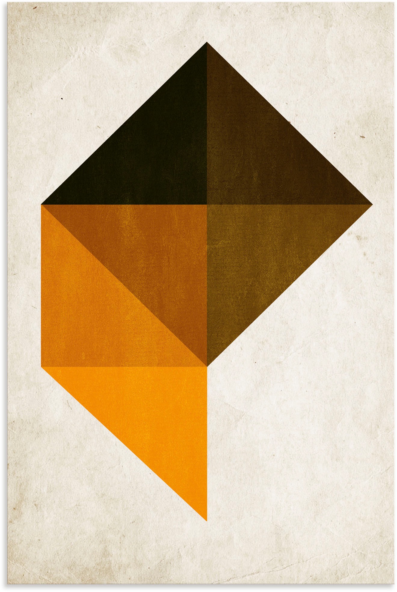 Image of Artland Wandbild »TRAPEZ«, Muster, (1 St.), in vielen Grössen & Produktarten - Alubild / Outdoorbild für den Aussenbereich, Leinwandbild, Poster, Wandaufkleber / Wandtattoo auch für Badezimmer geeignet bei Ackermann Versand Schweiz