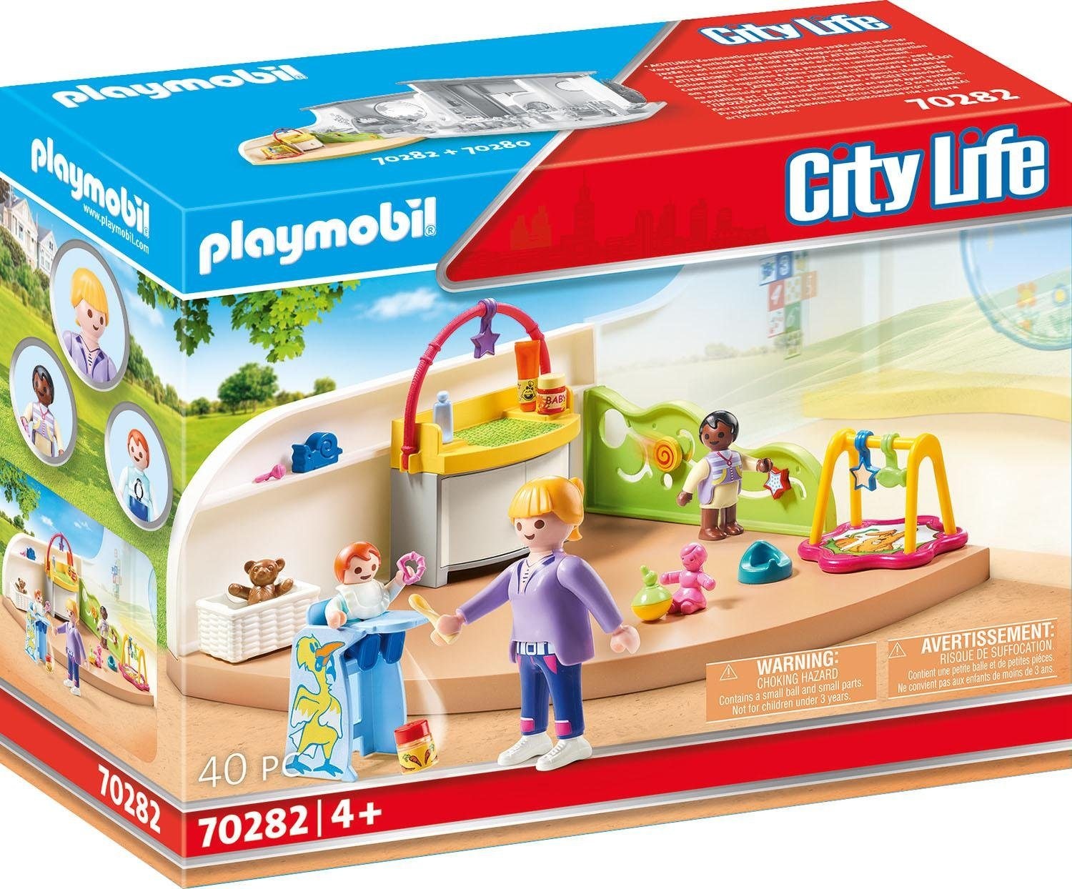 Image of Playmobil® Konstruktions-Spielset »Krabbelgruppe (70282), City Life«, (40 St.), Made in Germany bei Ackermann Versand Schweiz